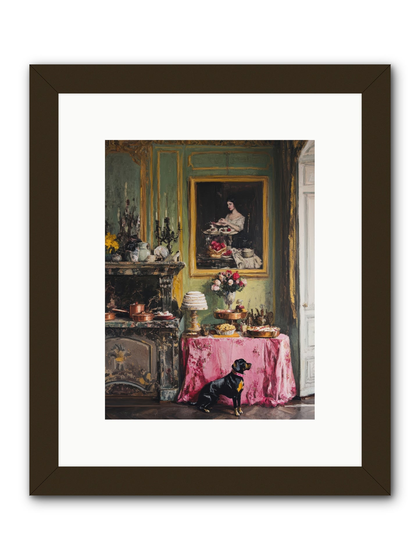 Pastry Devotion -- Framed Print - Black 9x12