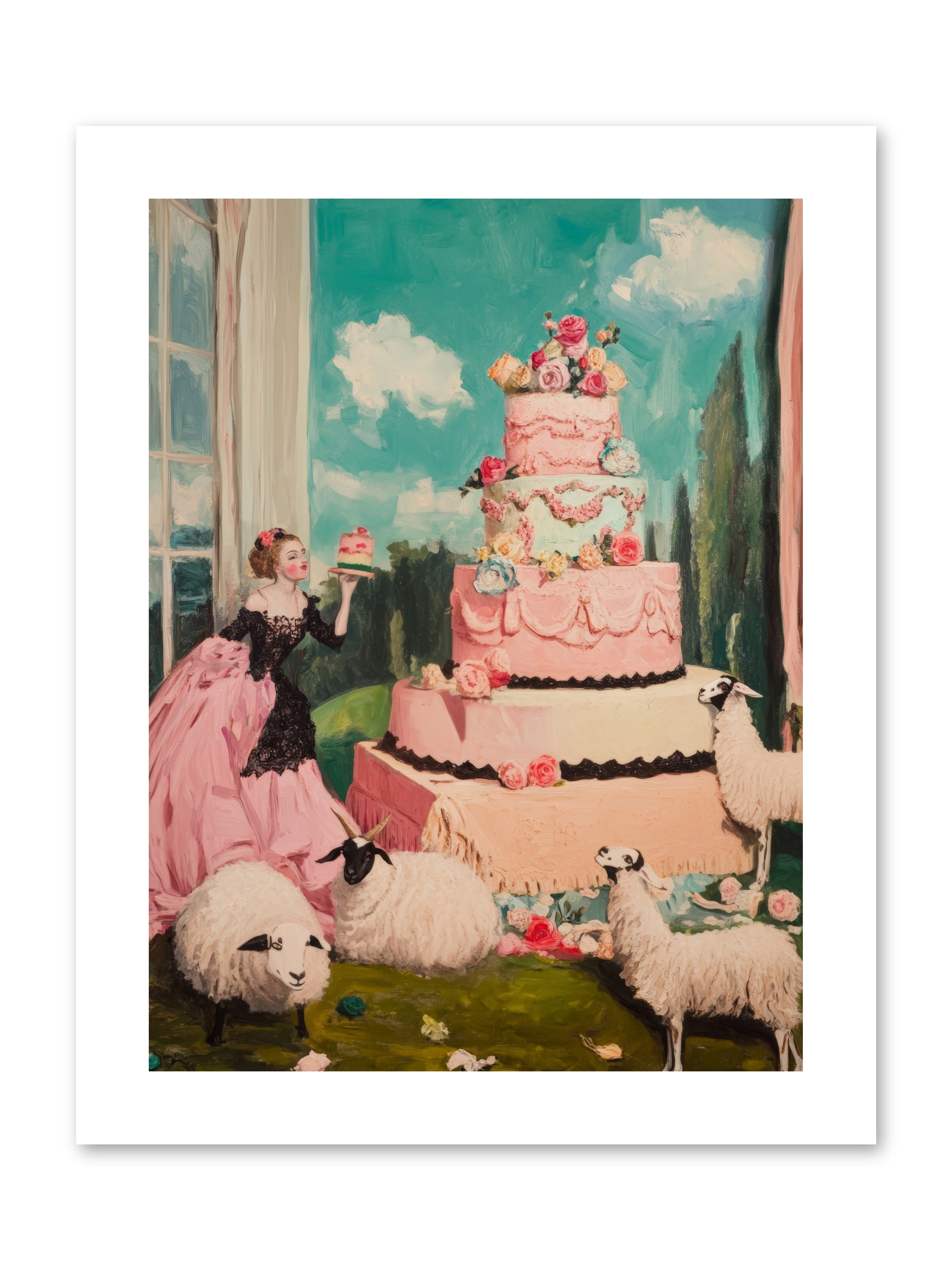 Pasture to Paris Art Print by Tracy Porter | Whimsical – Porter Art Guild