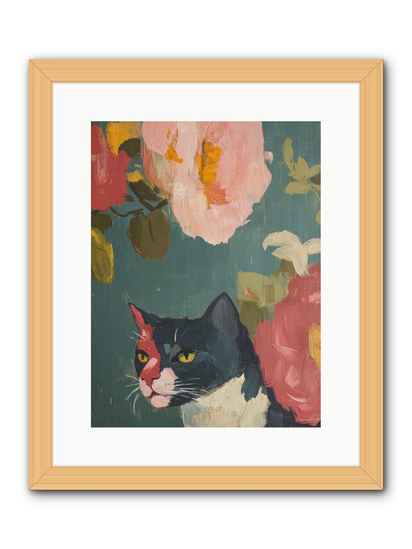 Patchwork Darling -- Framed Print - Natural 12x16