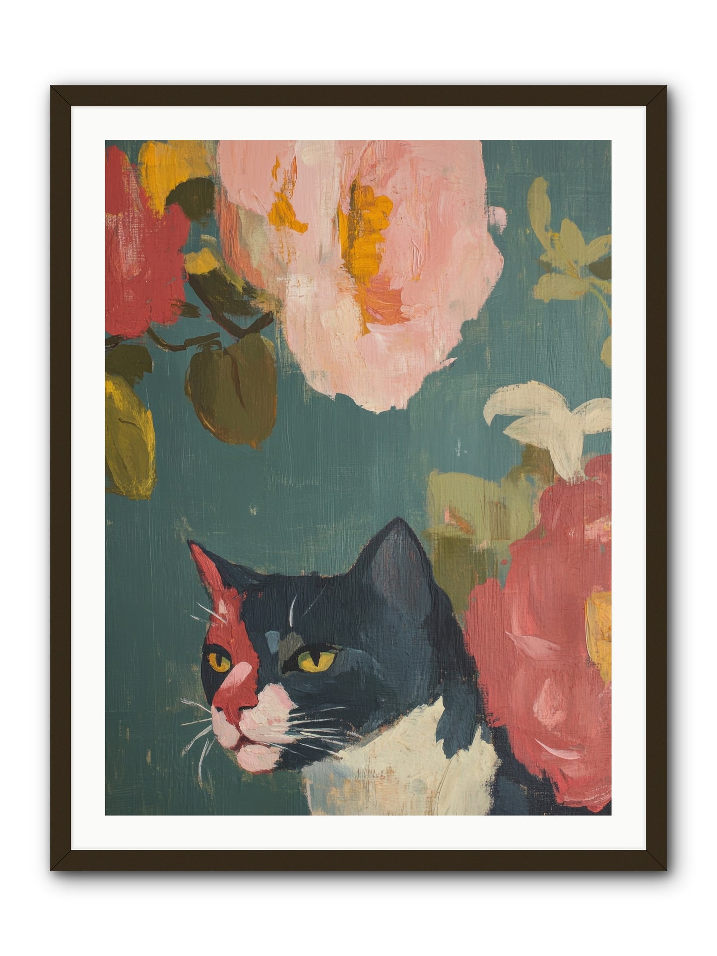 Patchwork Darling -- Framed Print - Black 30x40