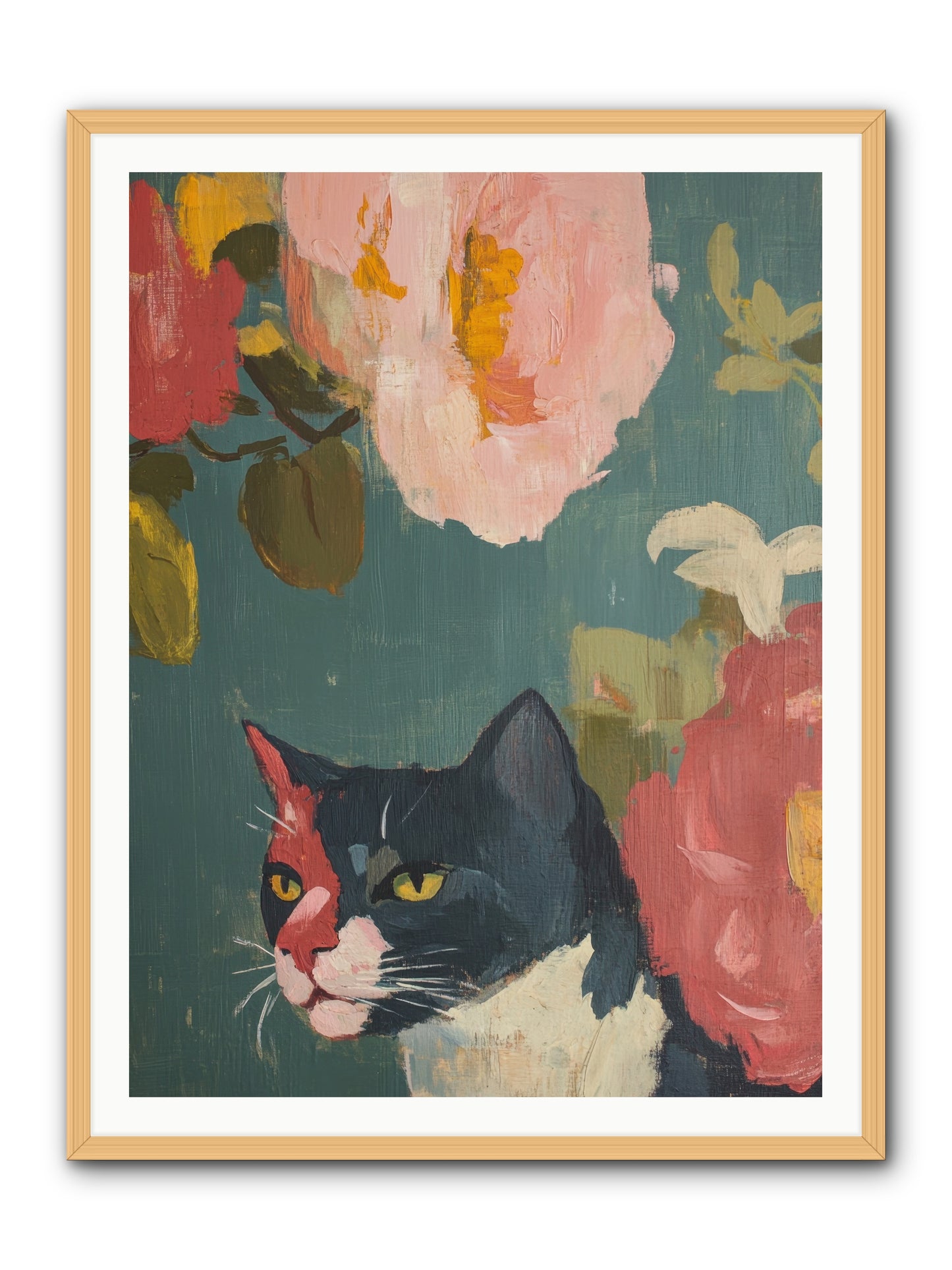Patchwork Darling -- Framed Print - Natural 36x48