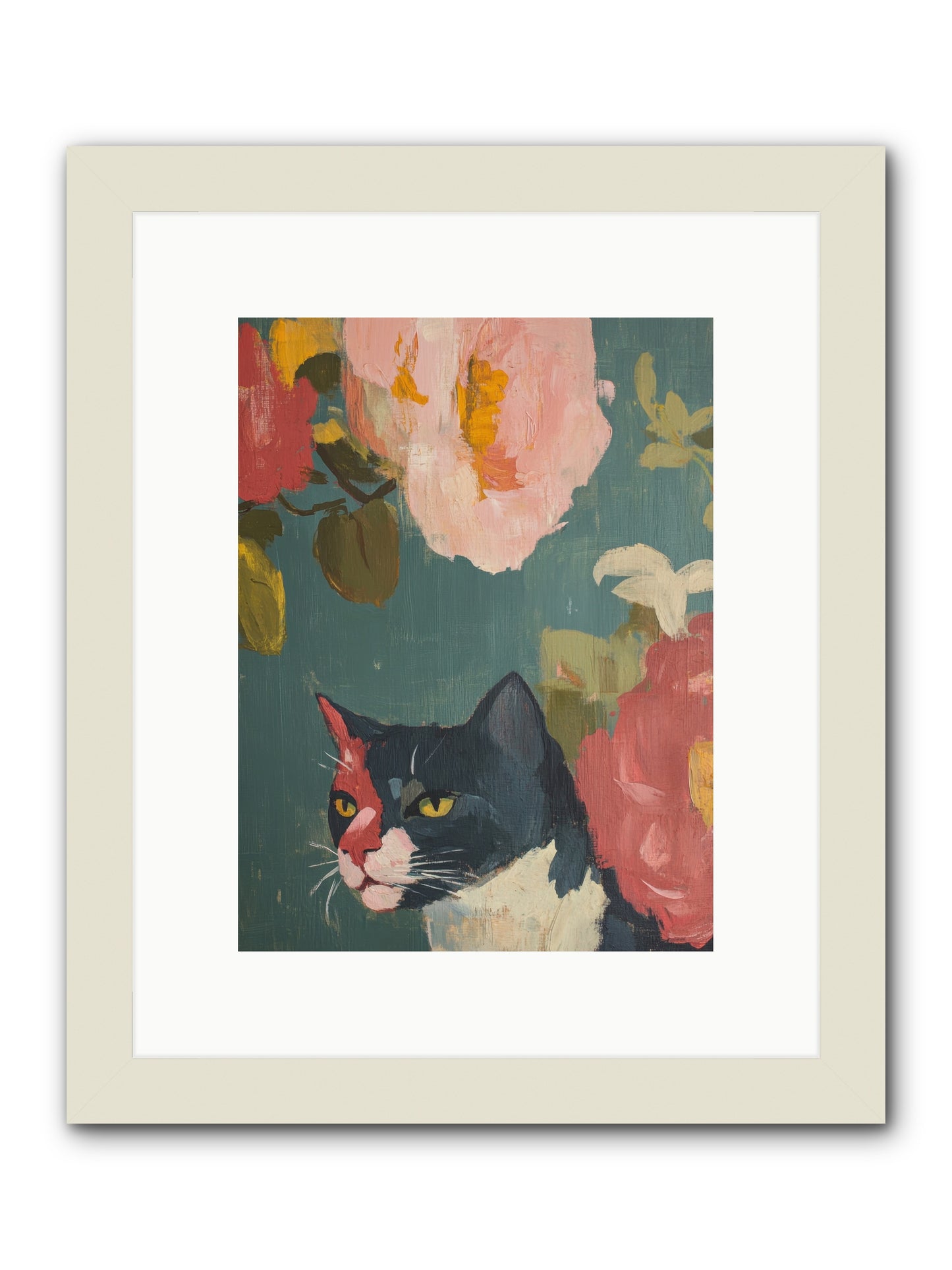 Patchwork Darling -- Framed Print - White 9x12