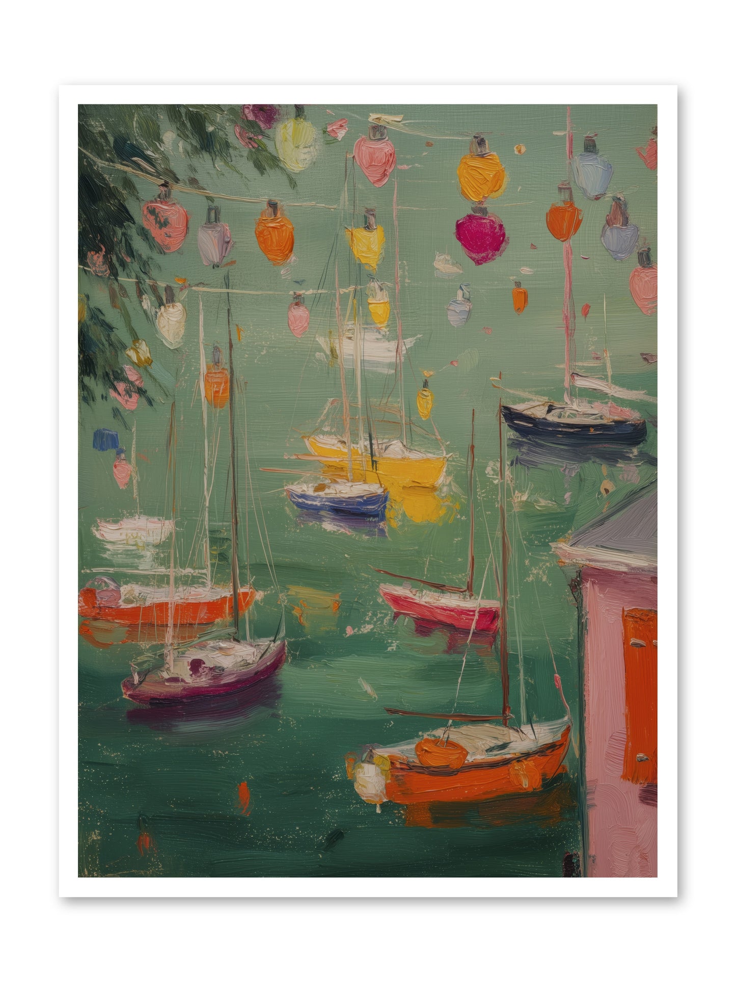 Peaceful Anchorage  -- Paper Print 30x40