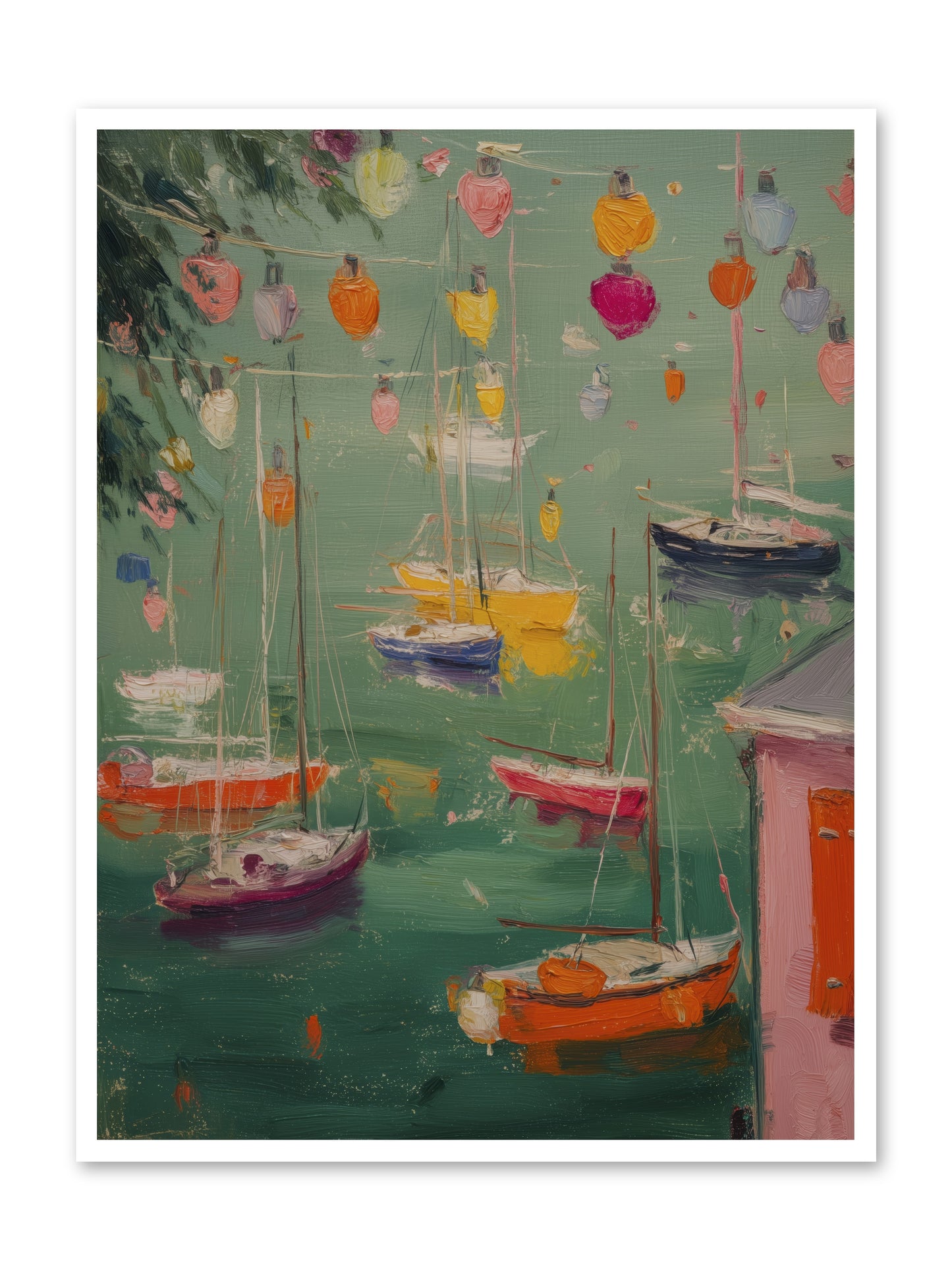 Peaceful Anchorage  -- Loose Canvas Print 36x48