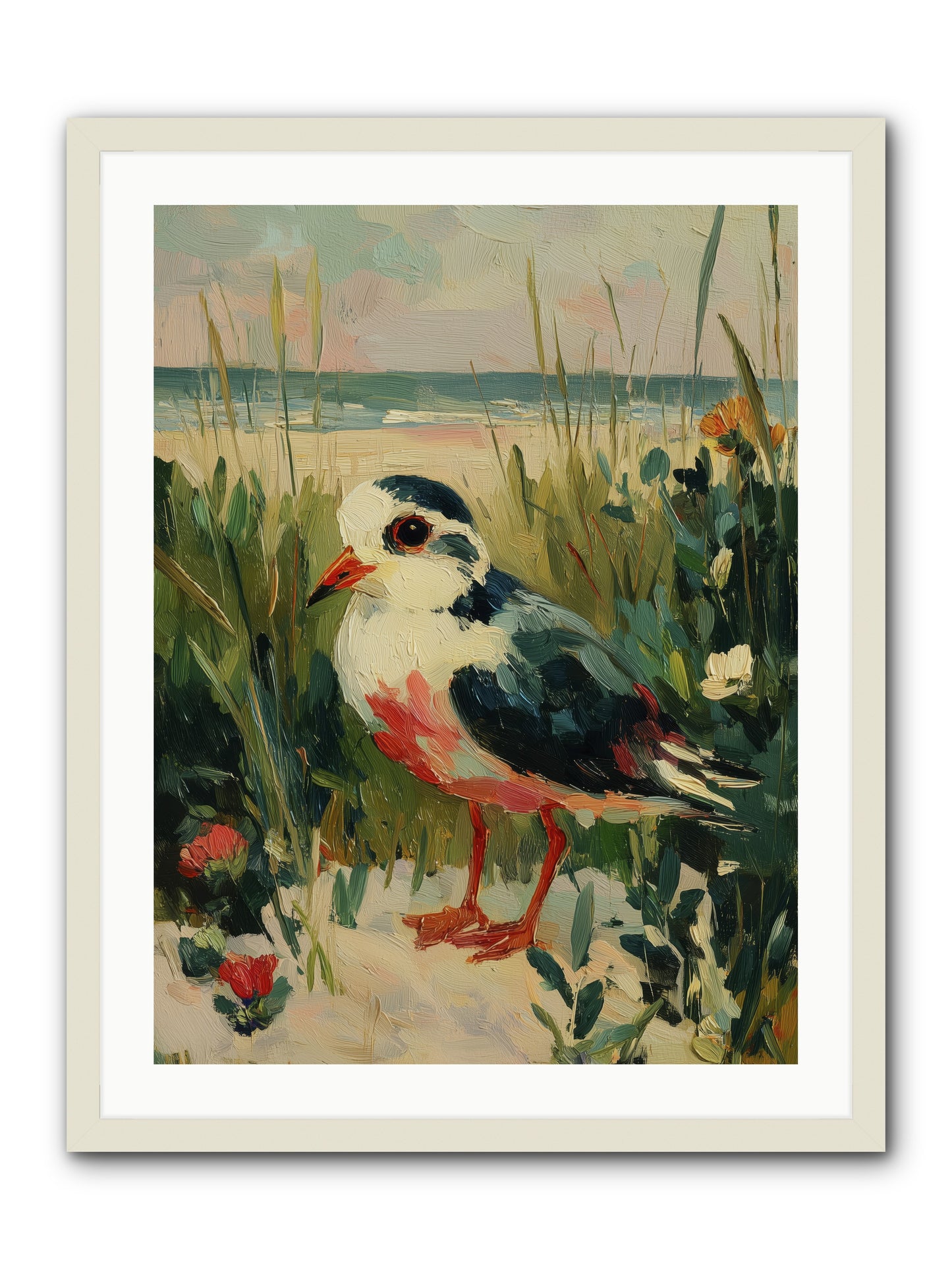 Peaceful Wandering -- Framed Print - White 24x32