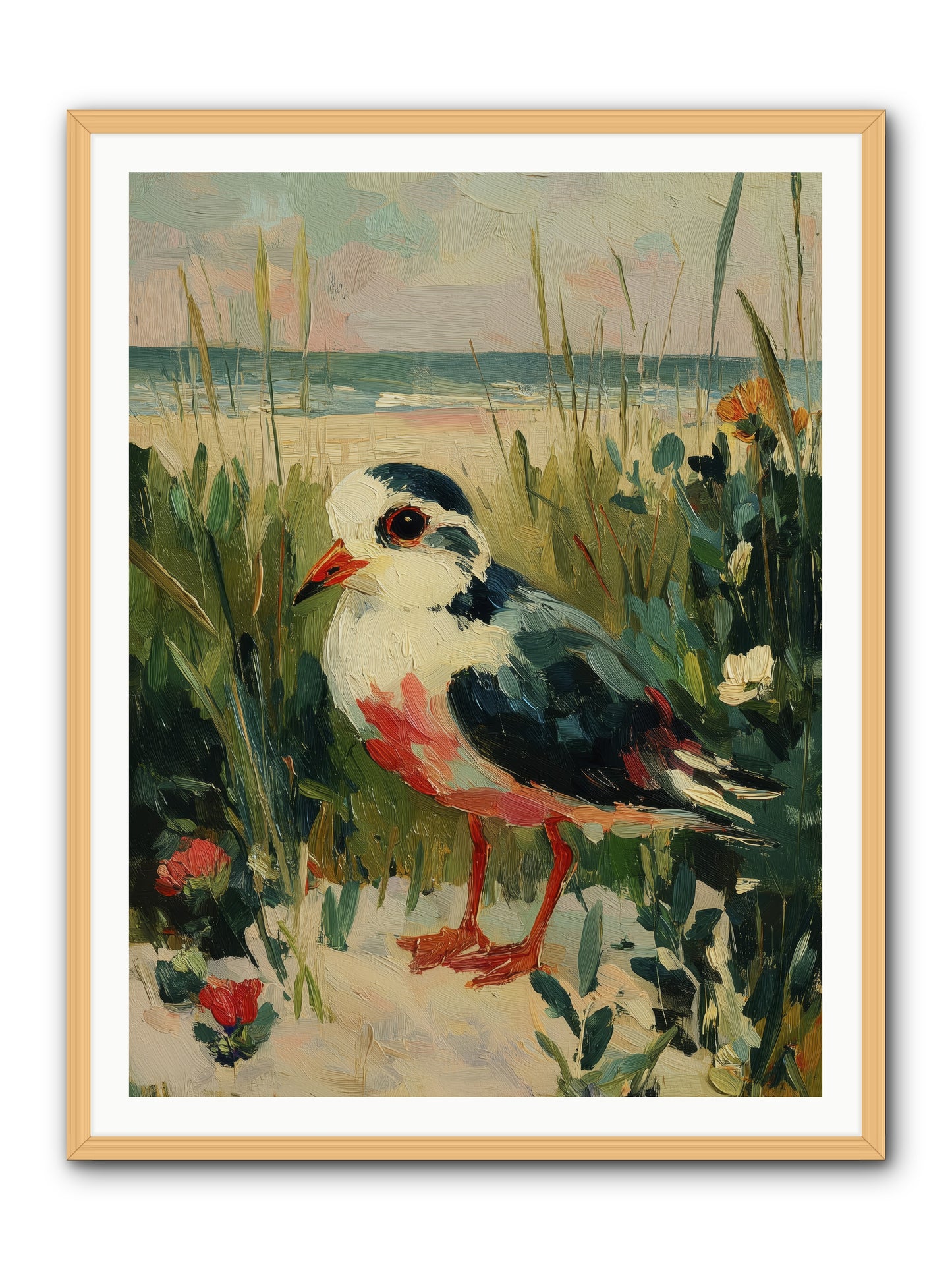 Peaceful Wandering -- Framed Print - Natural 36x48