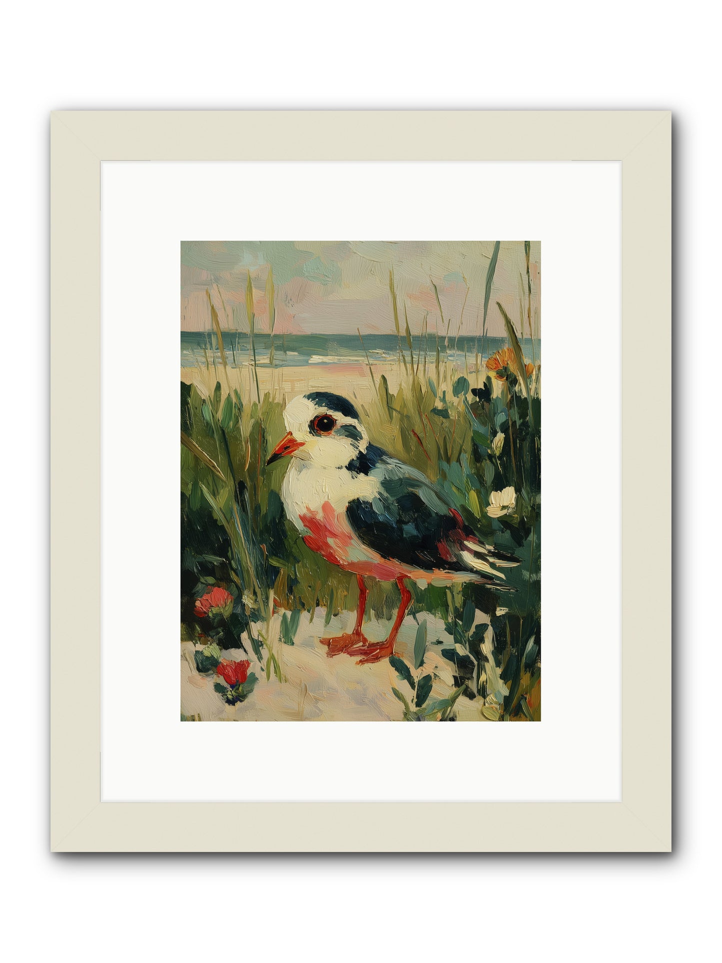 Peaceful Wandering -- Framed Print - White 9x12