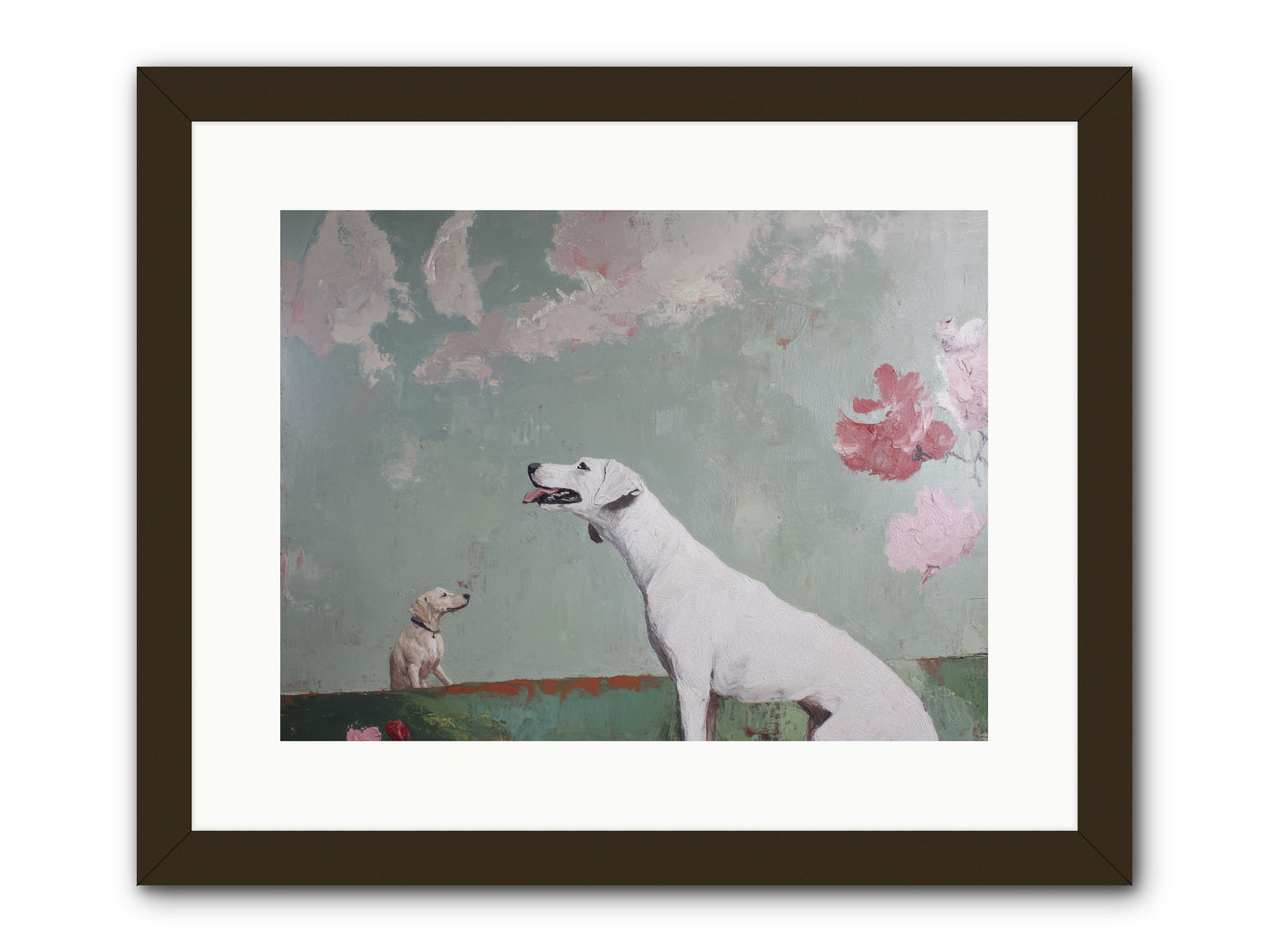 Peaceful Wisdom -- Framed Print - Black 16x12