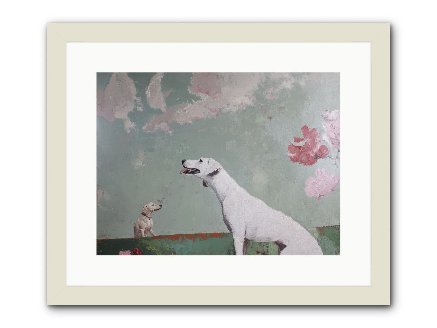 Peaceful Wisdom -- Framed Print - White 16x12