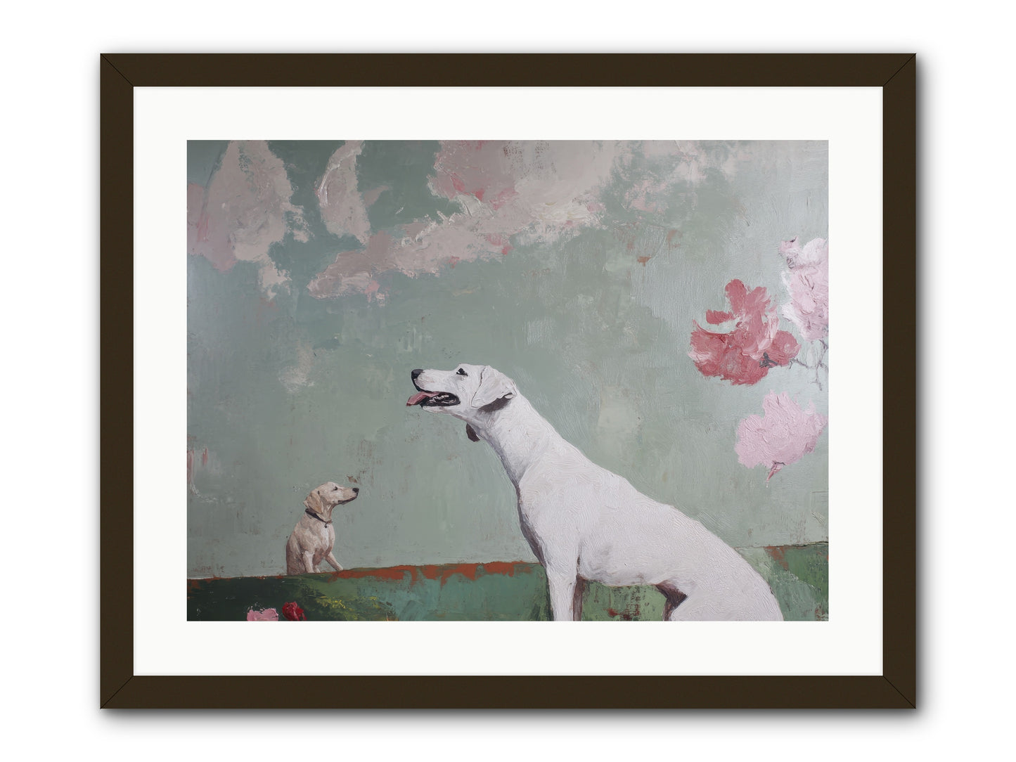 Peaceful Wisdom -- Framed Print - Black 24x18