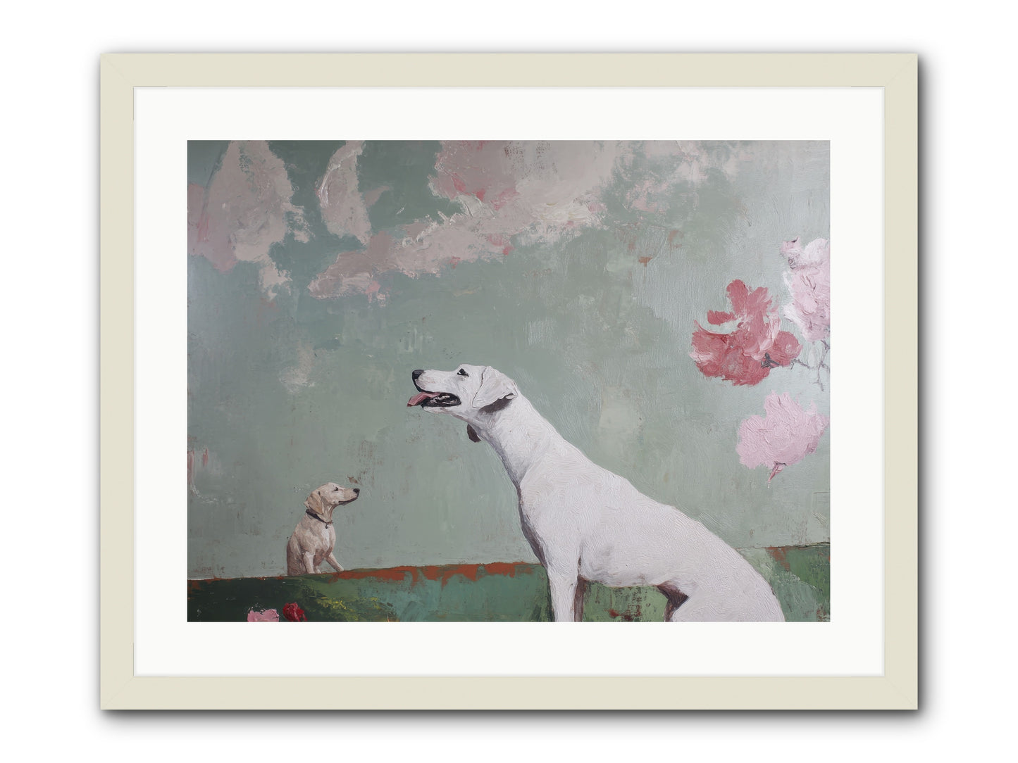 Peaceful Wisdom -- Framed Print - White 24x18