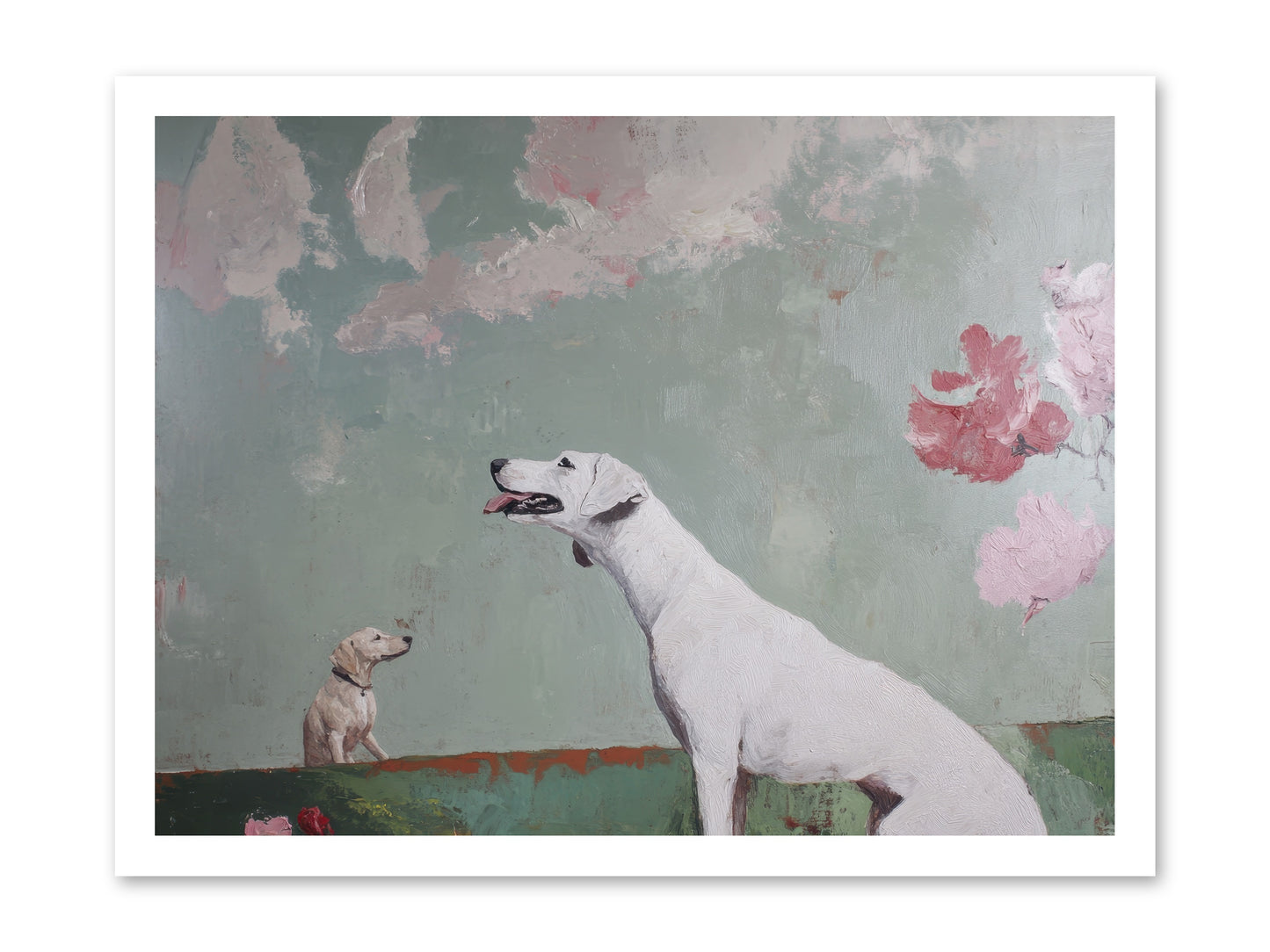 Peaceful Wisdom -- Loose Canvas Print 24x18