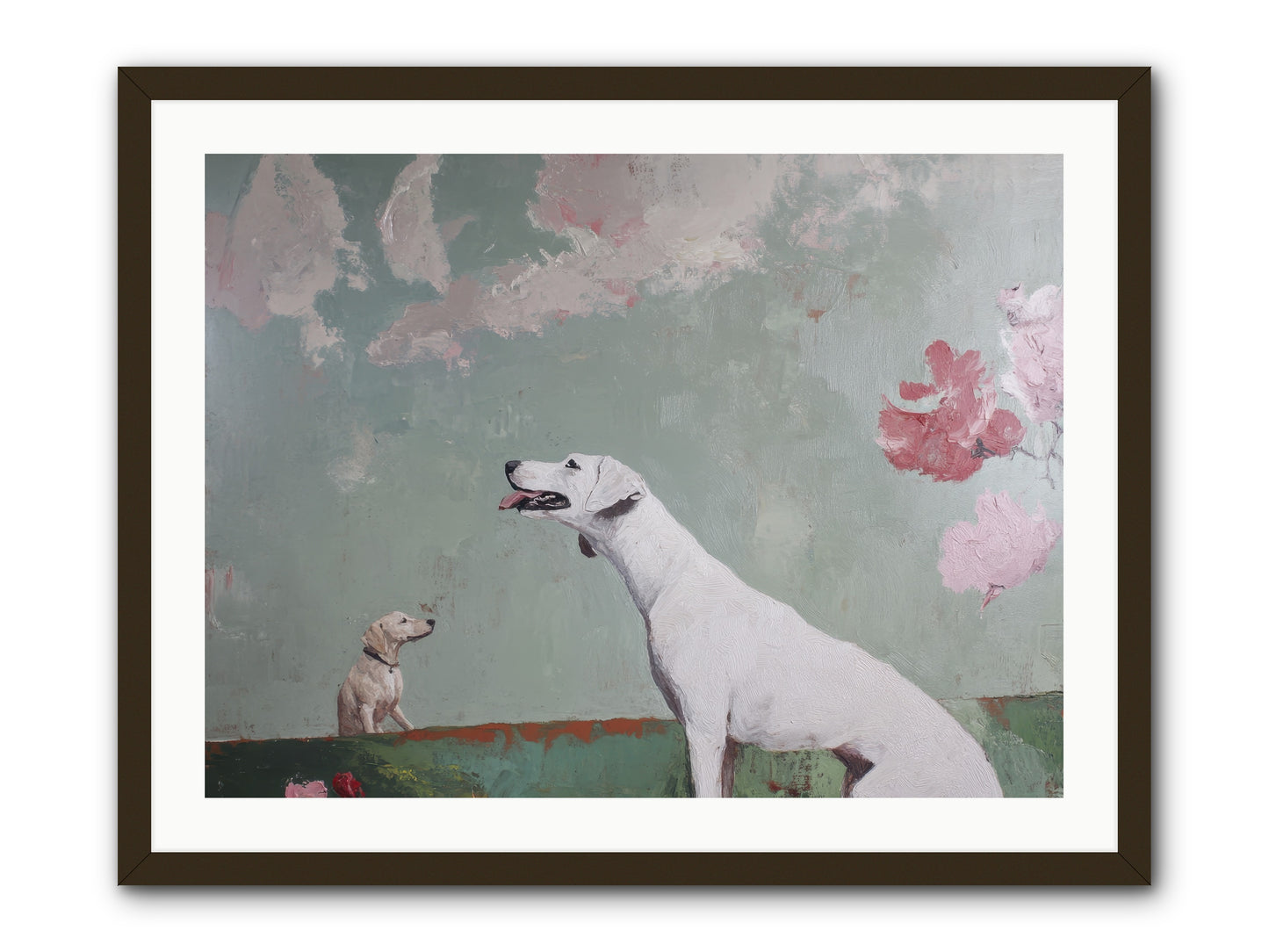 Peaceful Wisdom -- Framed Print - Black 32x24