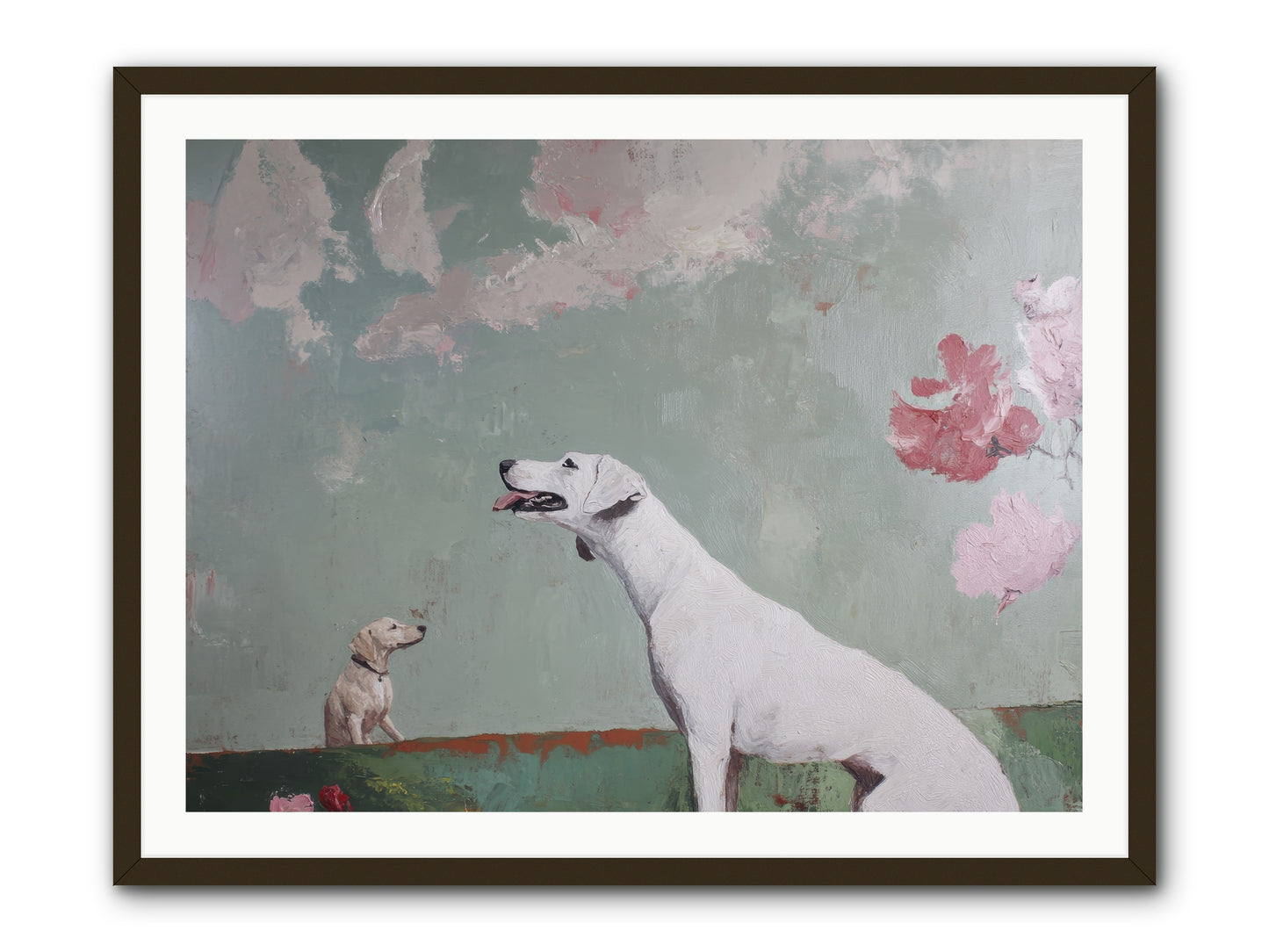 Peaceful Wisdom -- Framed Print - Black 40x30