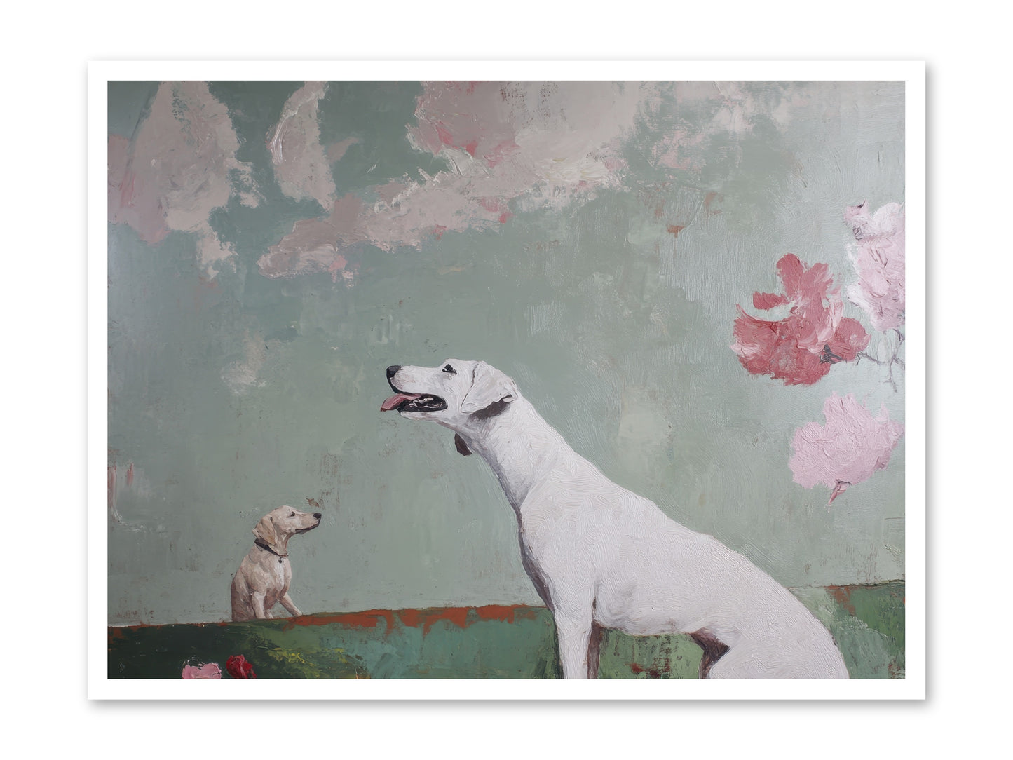 Peaceful Wisdom -- Loose Canvas Print 40x30
