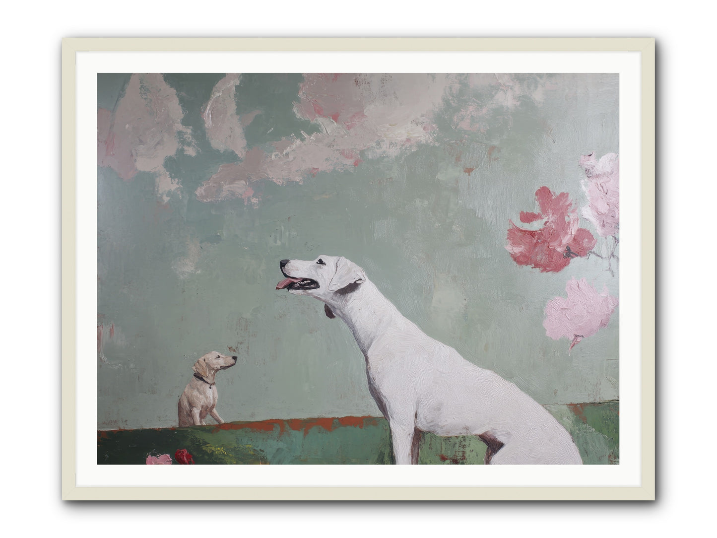 Peaceful Wisdom -- Framed Print - White 48x36