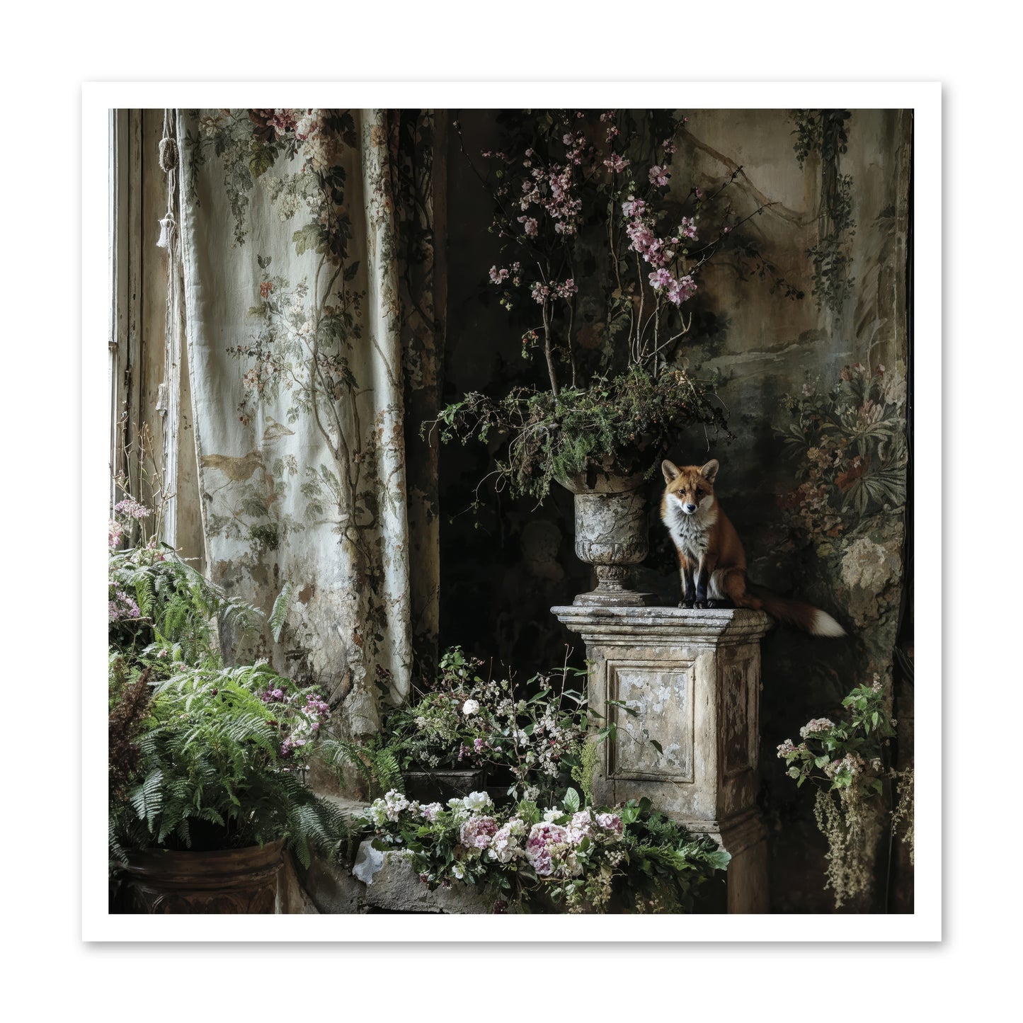Peachleaf Sunday -- Paper Print 30x30