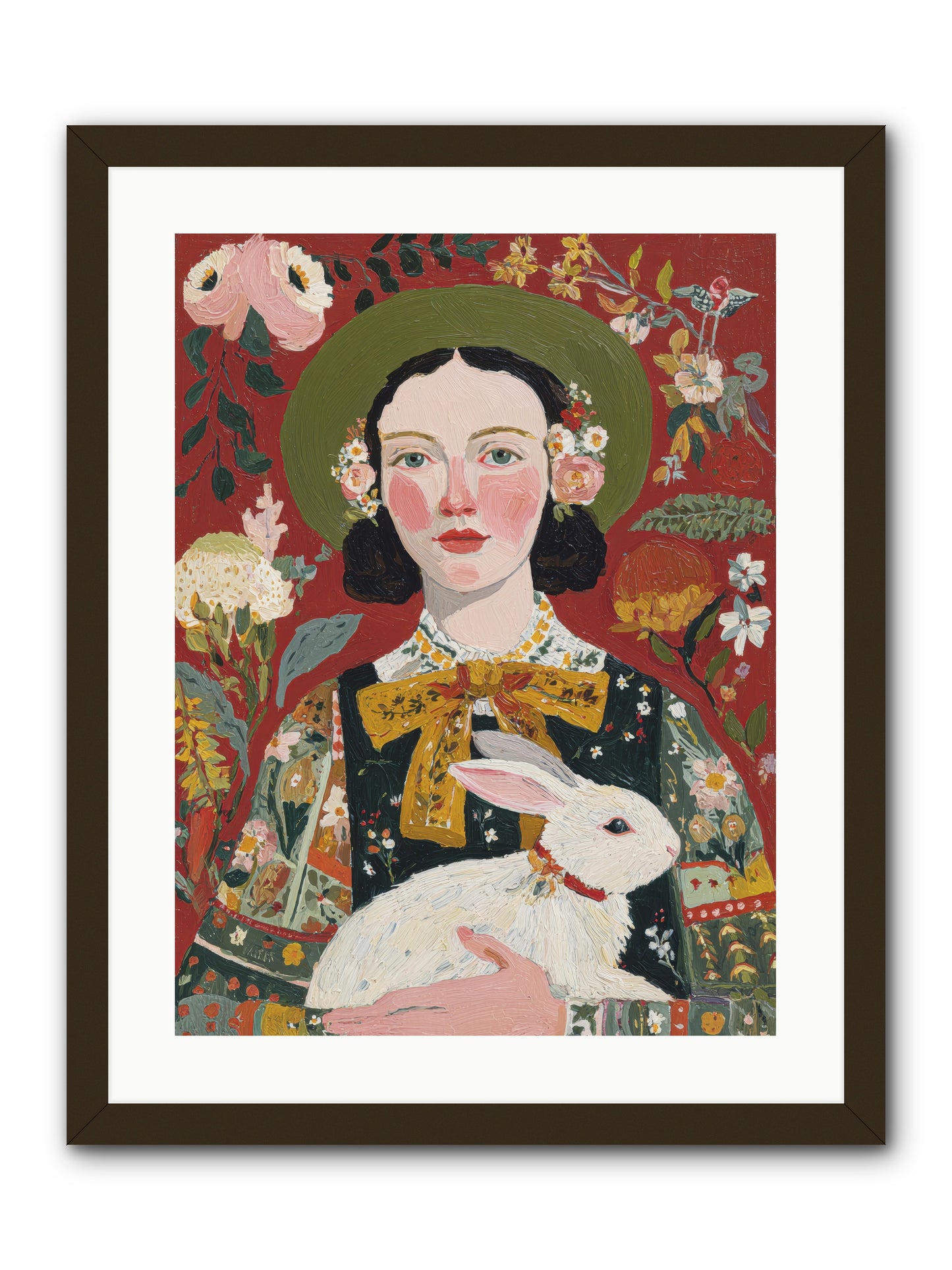 Pear Blossom Press -- Framed Print - Black 18x24