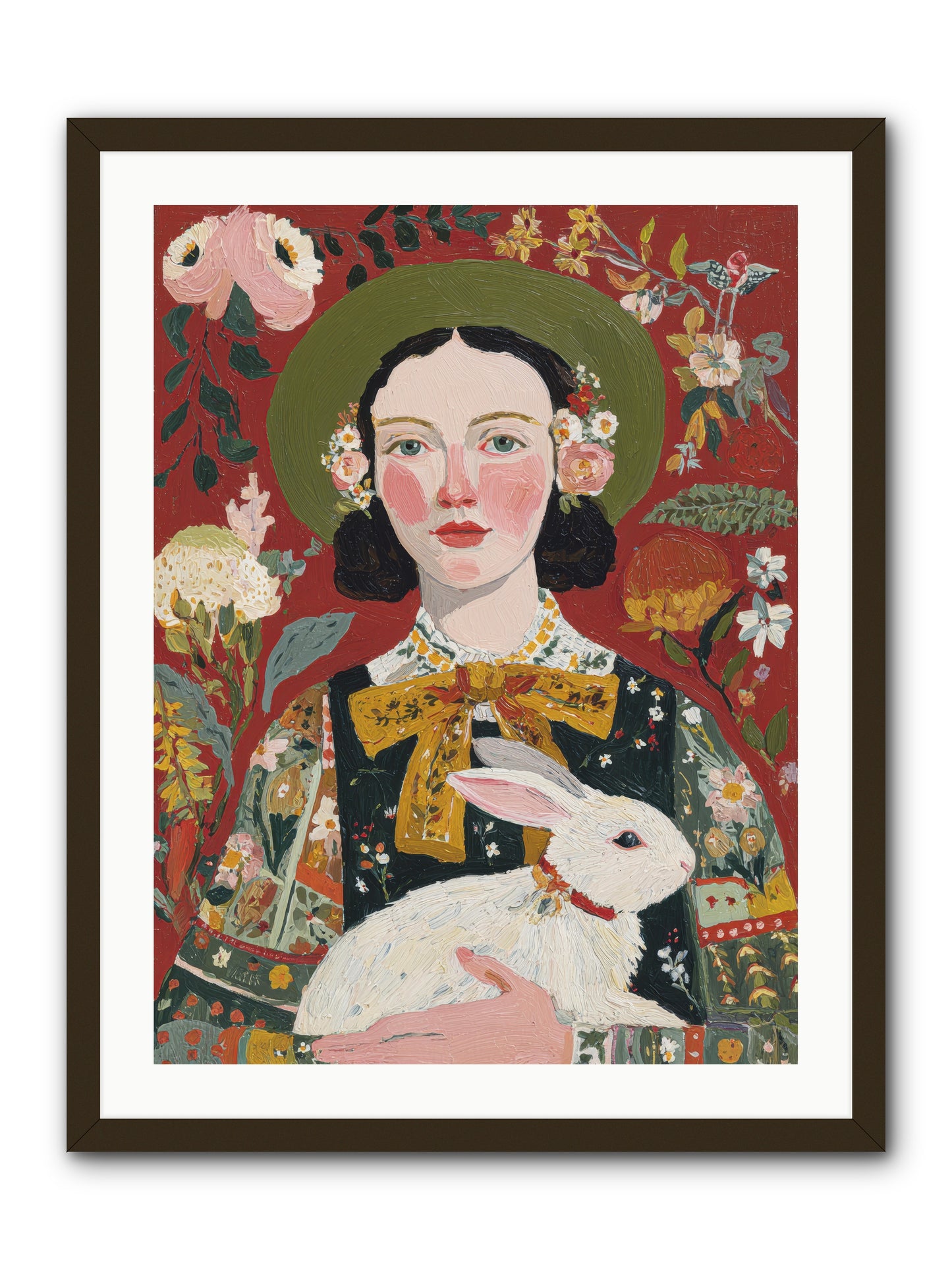 Pear Blossom Press -- Framed Print - Black 24x32