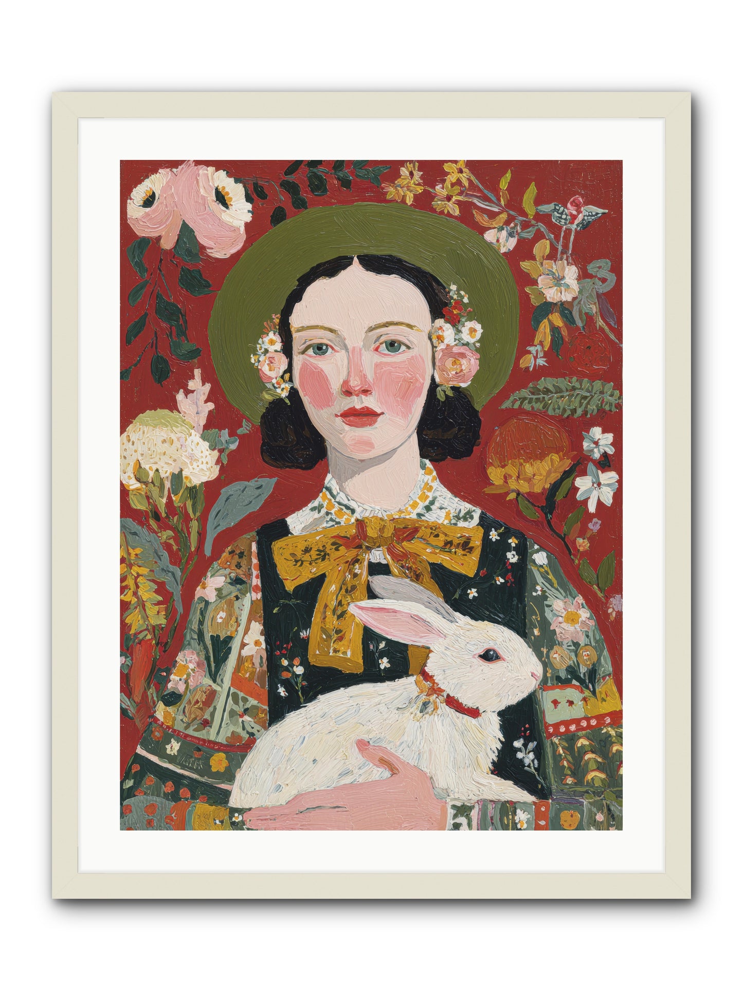 Pear Blossom Press -- Framed Print - White 24x32