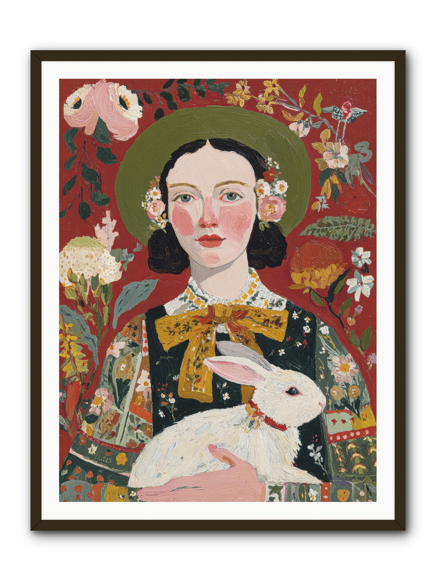 Pear Blossom Press -- Framed Print - Black 36x48