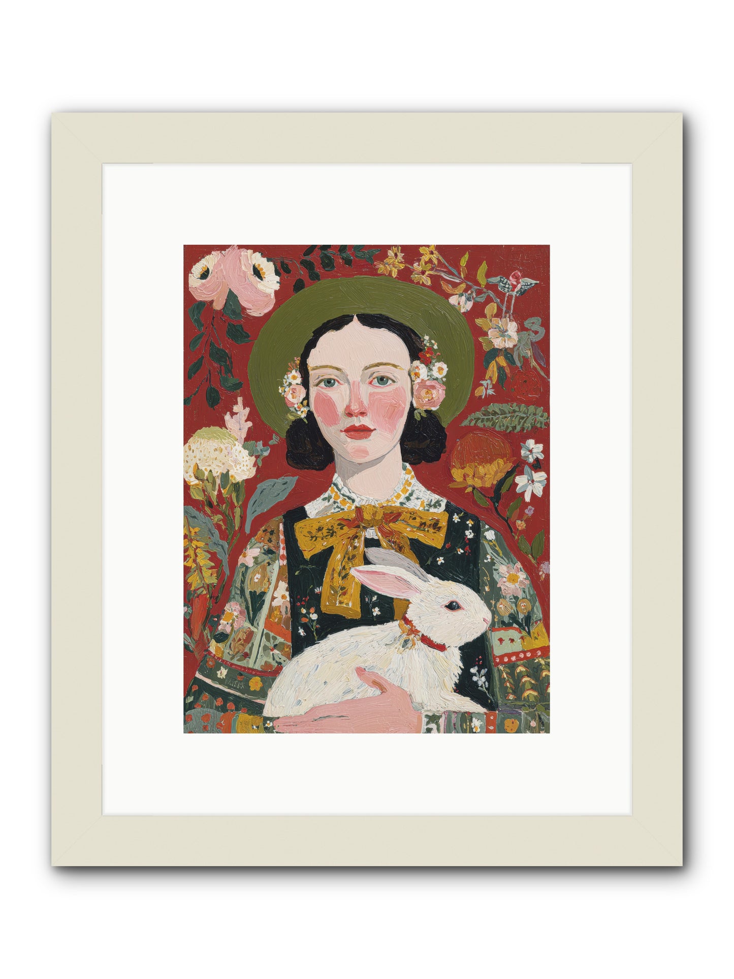 Pear Blossom Press -- Framed Print - White 9x12