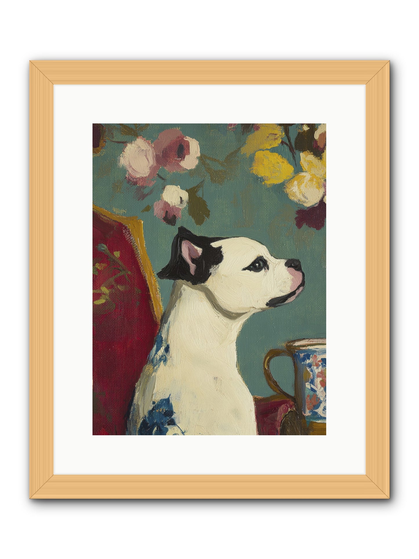 Pearl -- Framed Print - Natural 12x16