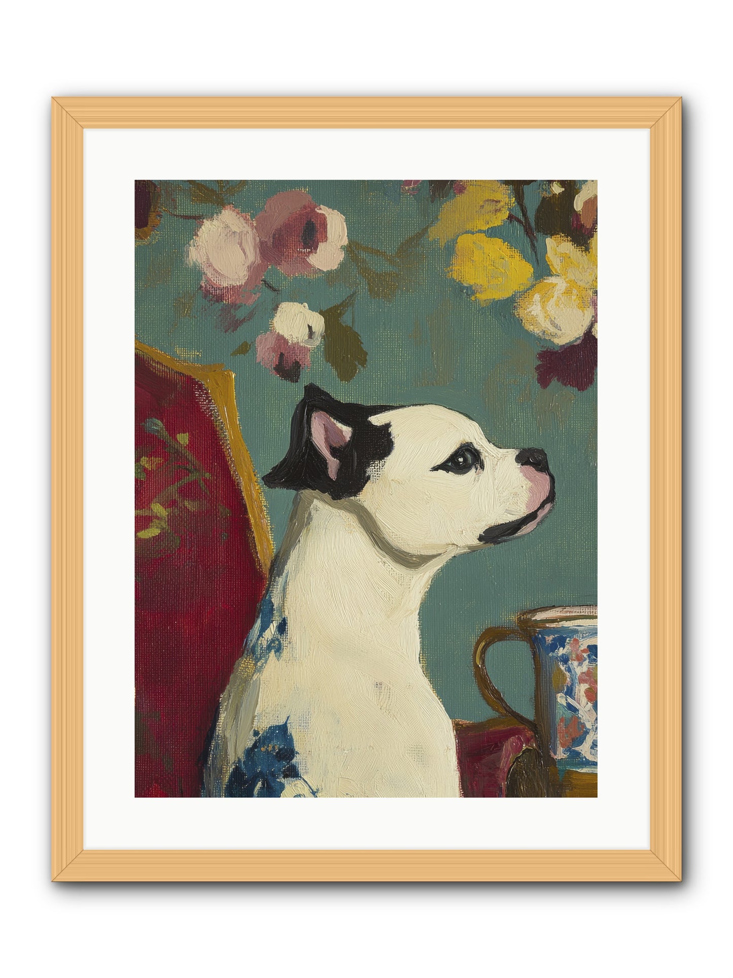 Pearl -- Framed Print - Natural 18x24