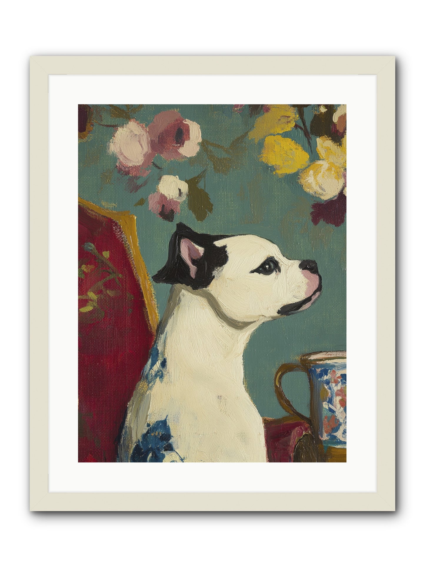 Pearl -- Framed Print - White 18x24