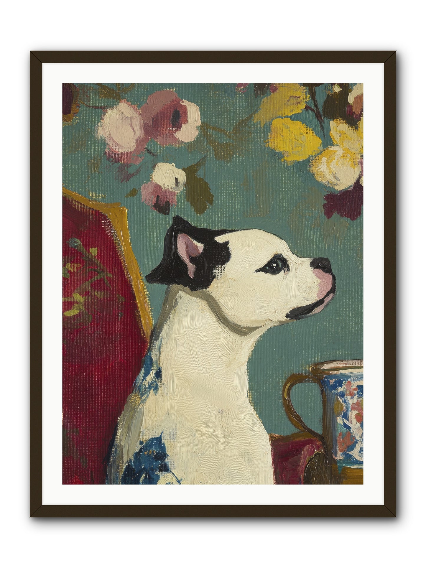 Pearl -- Framed Print - Black 30x40