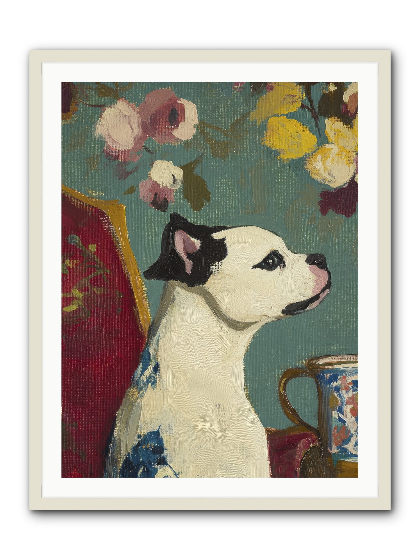 Pearl -- Framed Print - White 30x40