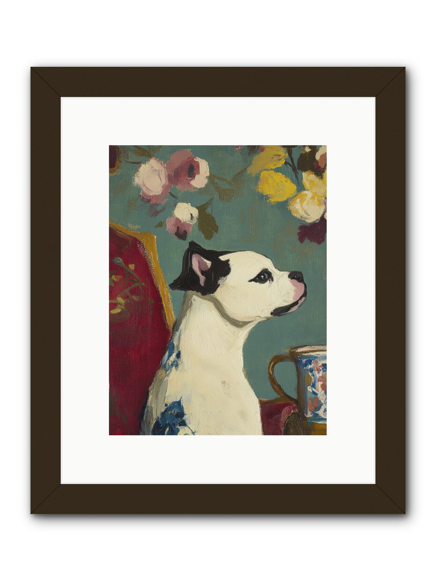 Pearl -- Framed Print - Black 9x12
