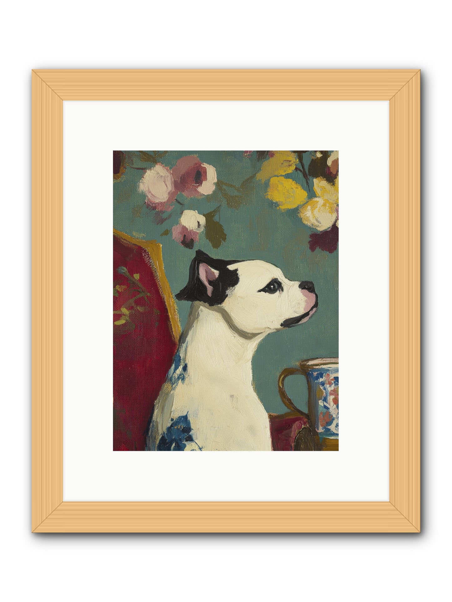Pearl -- Framed Print - Natural 9x12