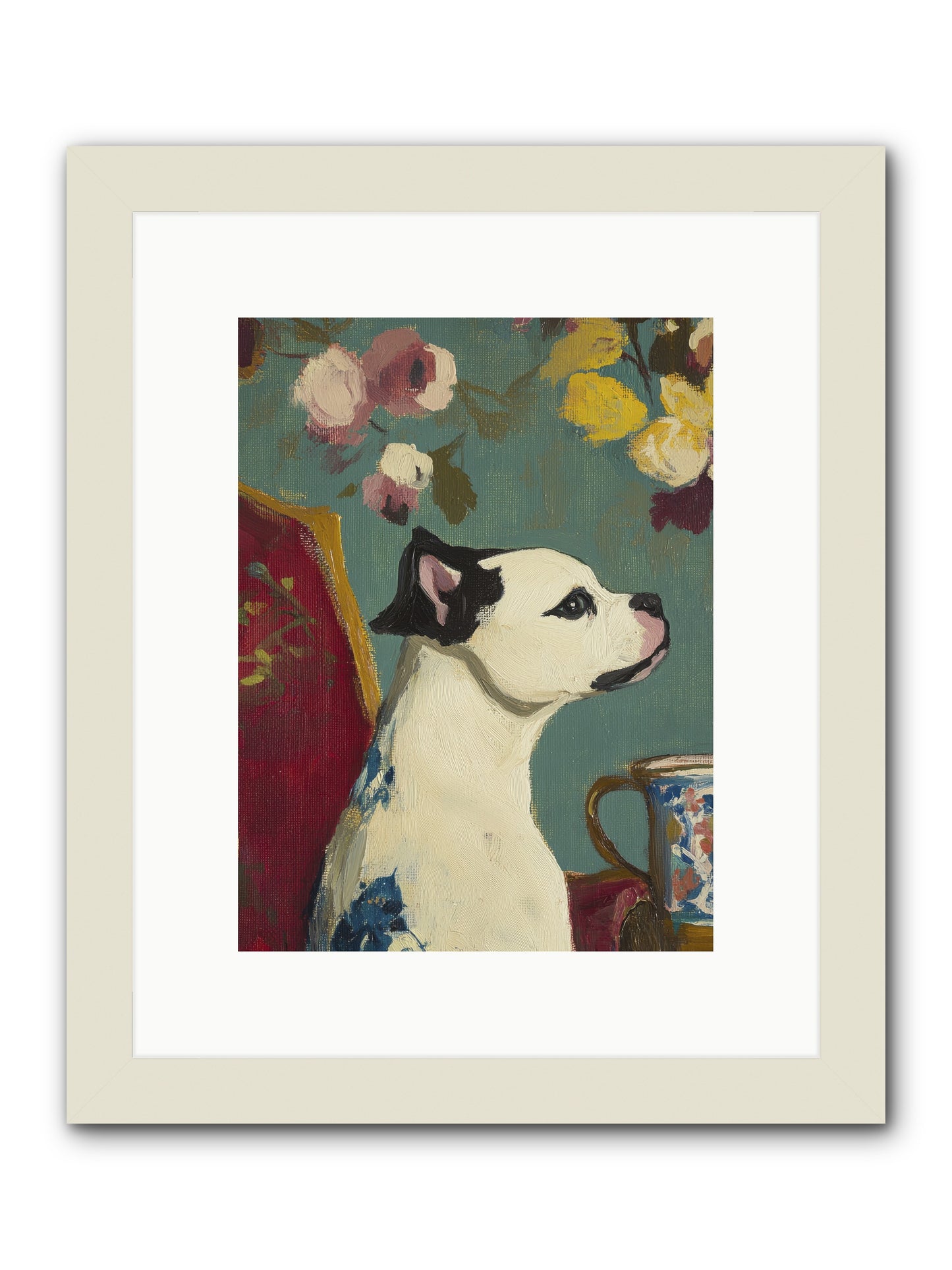 Pearl -- Framed Print - White 9x12