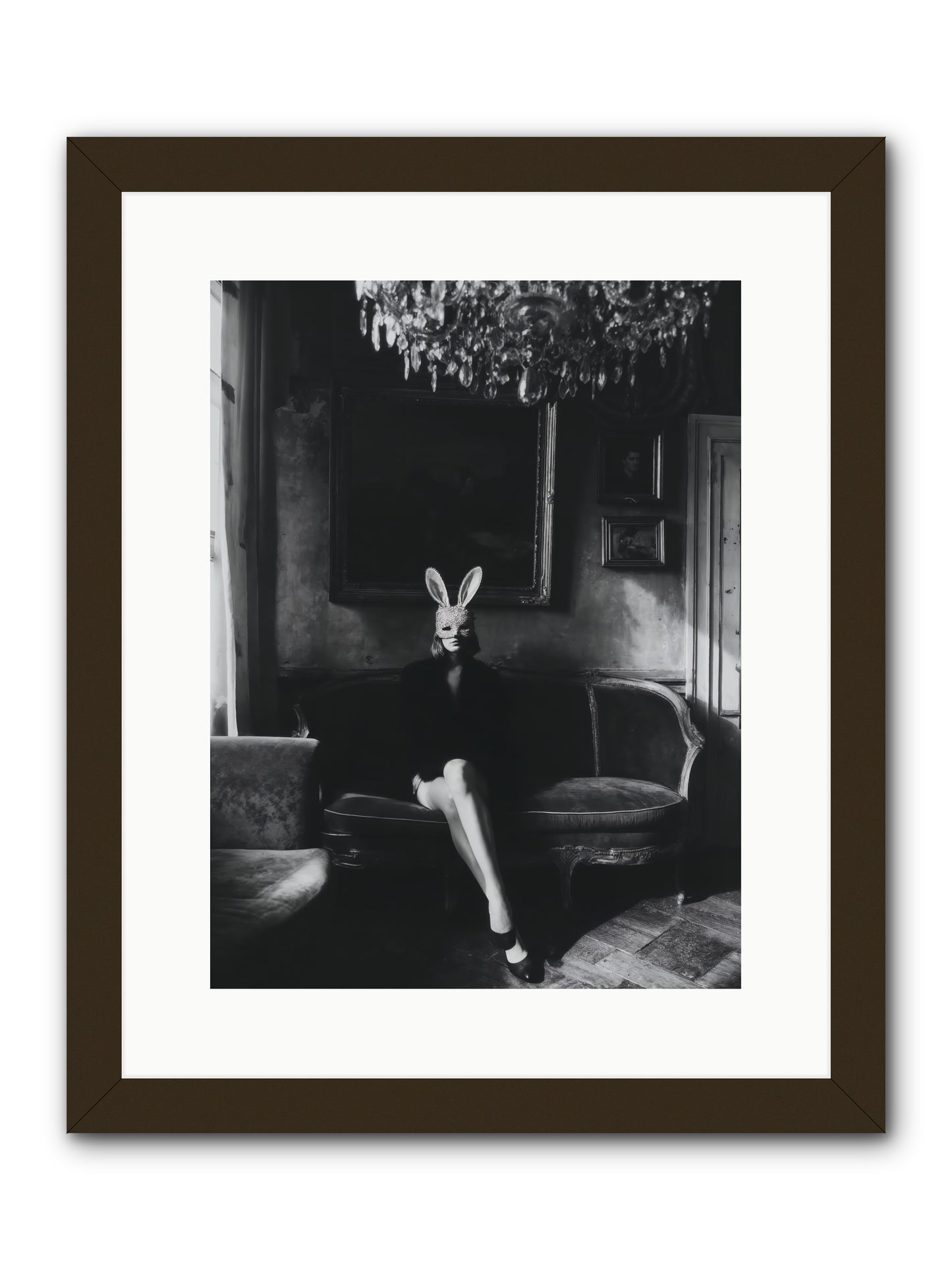 Pearls and Rebellion -- Framed Print - Black 12x16
