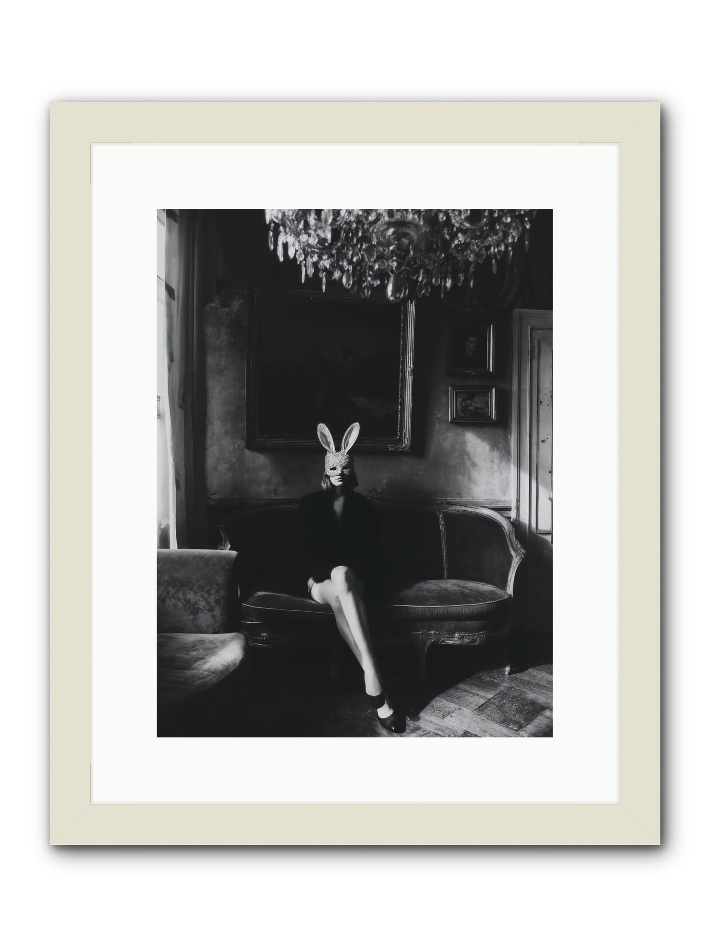 Pearls and Rebellion -- Framed Print - White 12x16