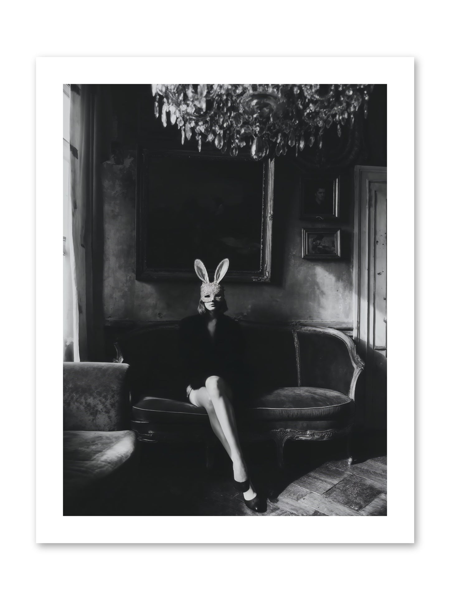 Pearls and Rebellion -- Loose Canvas Print 12x16