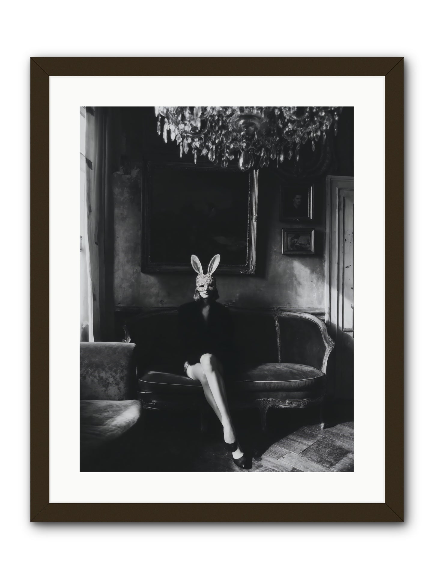 Pearls and Rebellion -- Framed Print - Black 18x24