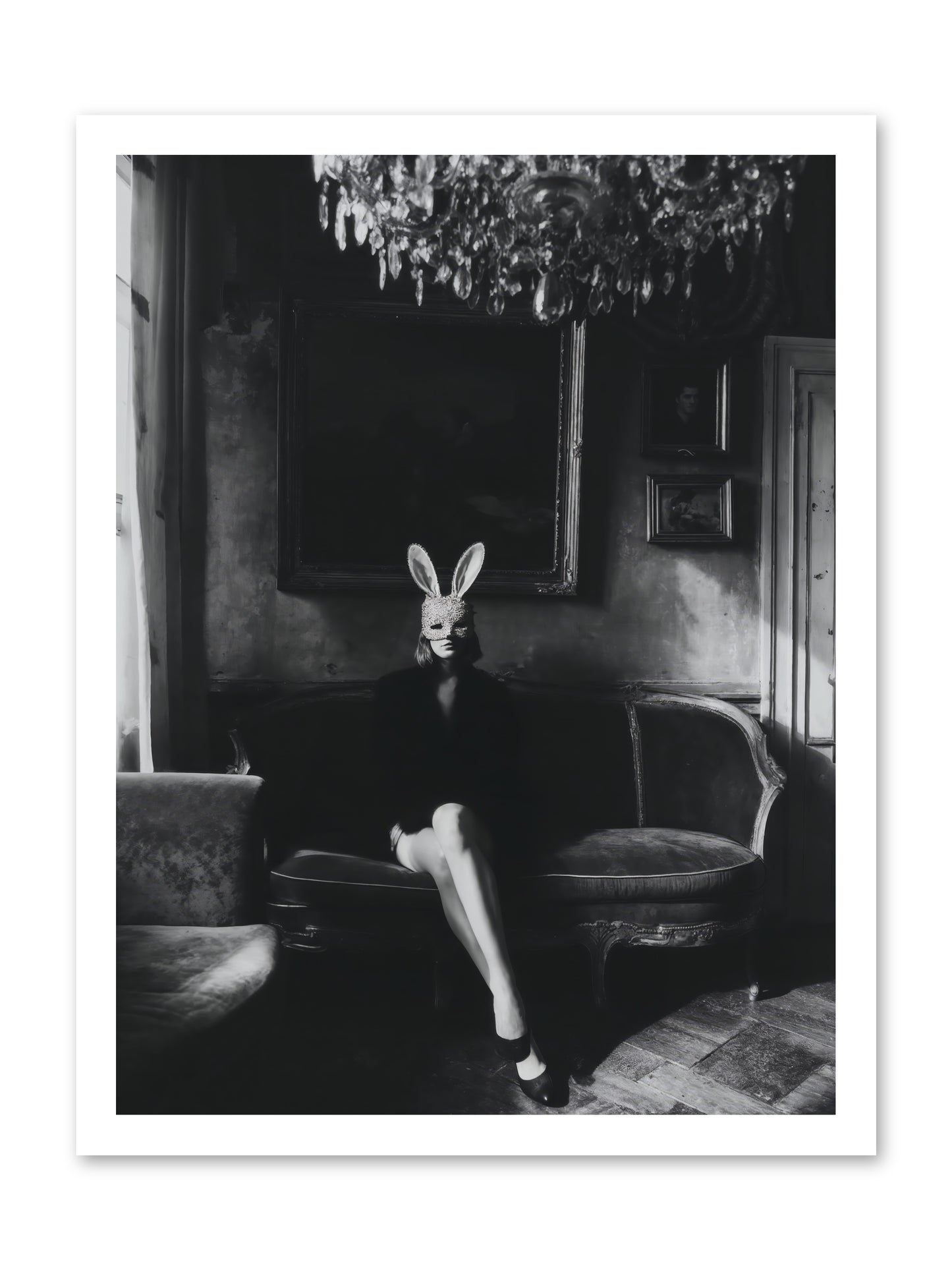 Pearls and Rebellion -- Loose Canvas Print 18x24