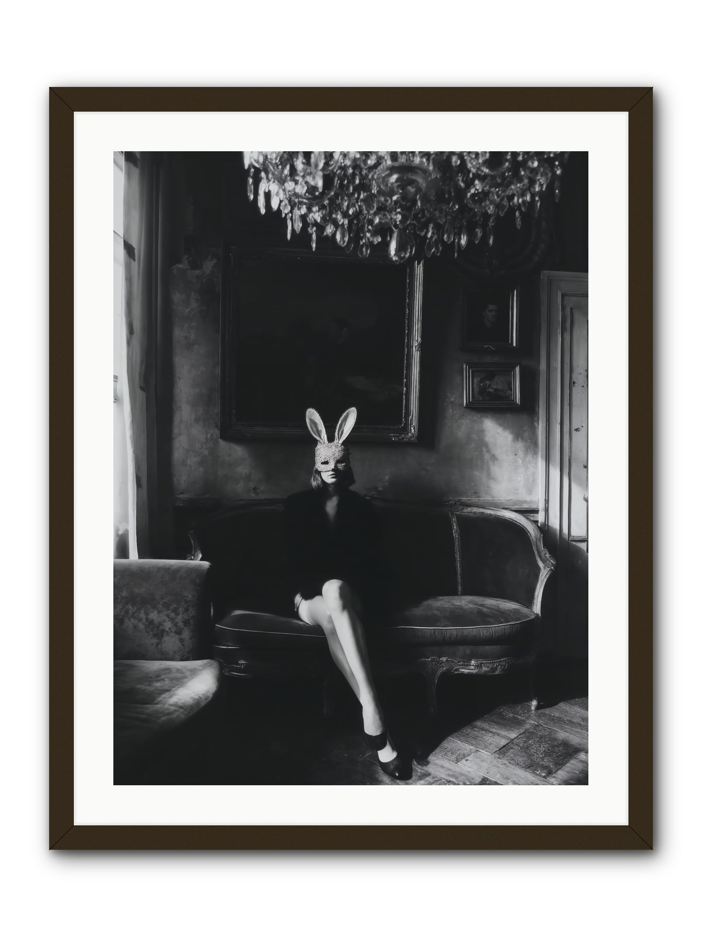 Pearls and Rebellion -- Framed Print - Black 24x32