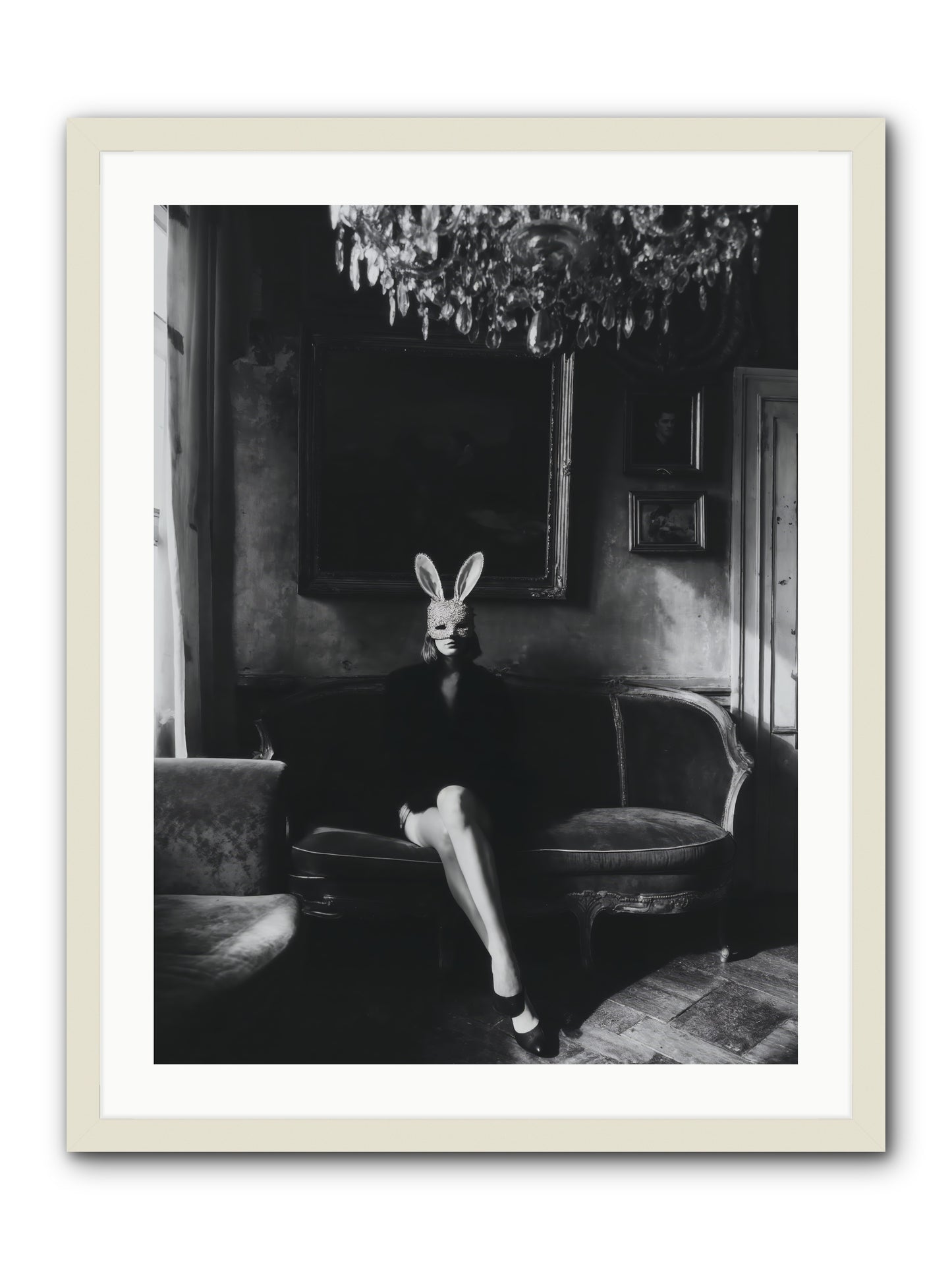 Pearls and Rebellion -- Framed Print - White 24x32