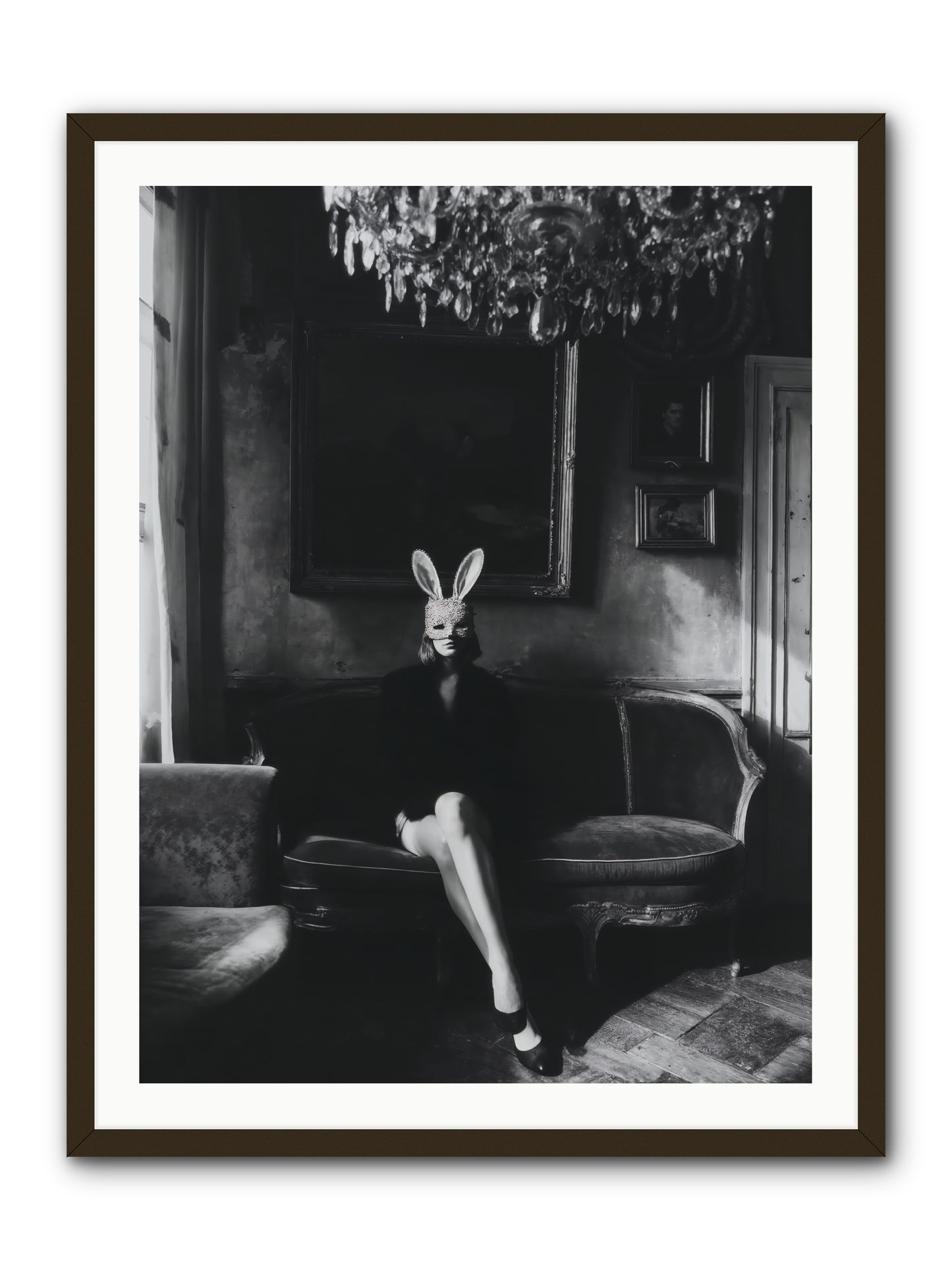Pearls and Rebellion -- Framed Print - Black 30x40