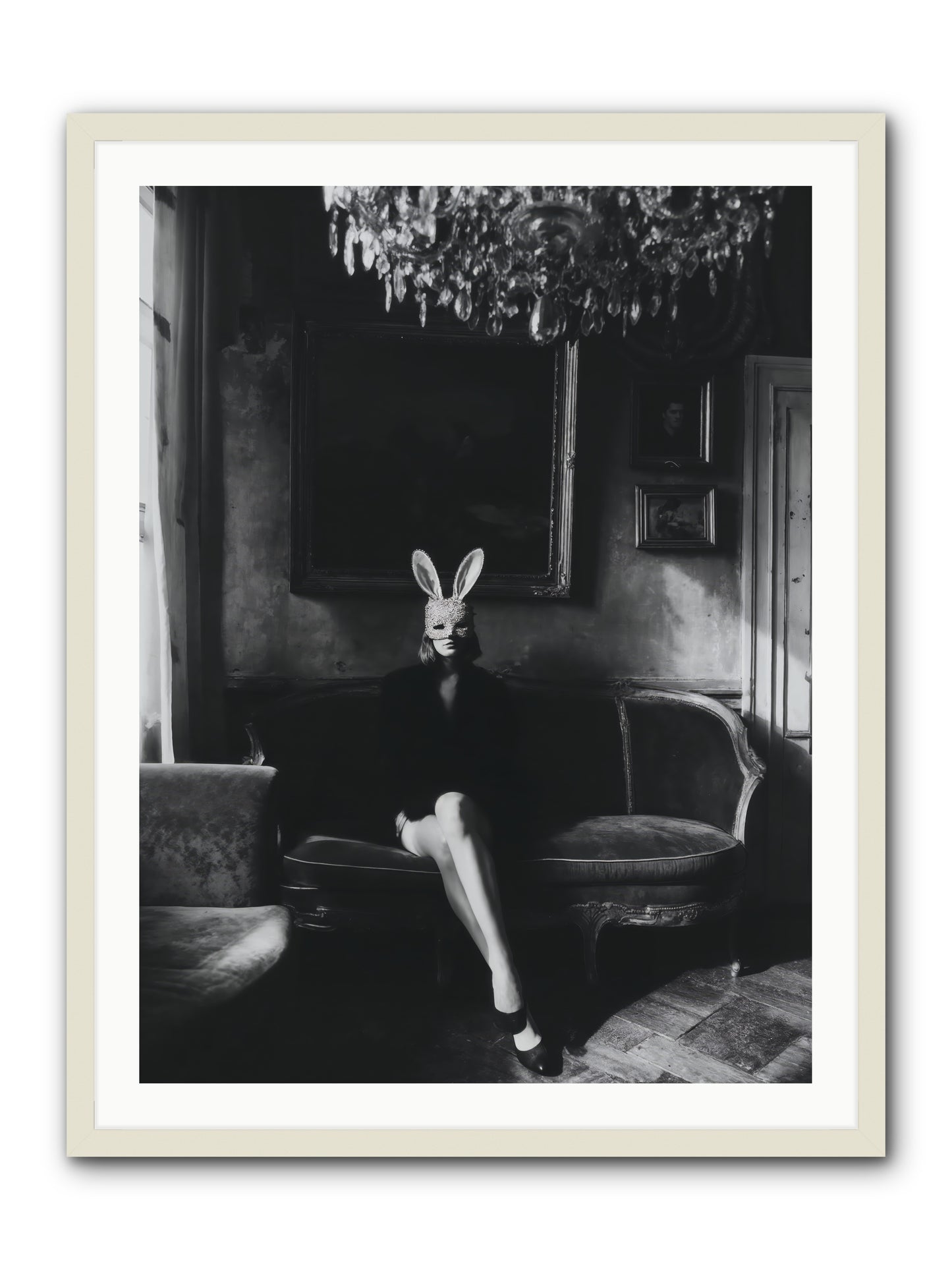 Pearls and Rebellion -- Framed Print - White 30x40