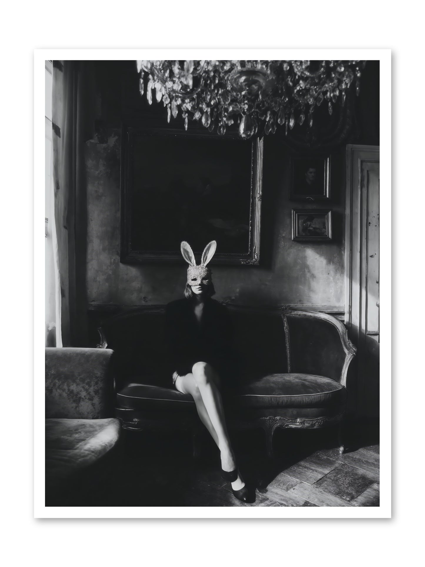 Pearls and Rebellion -- Loose Canvas Print 30x40