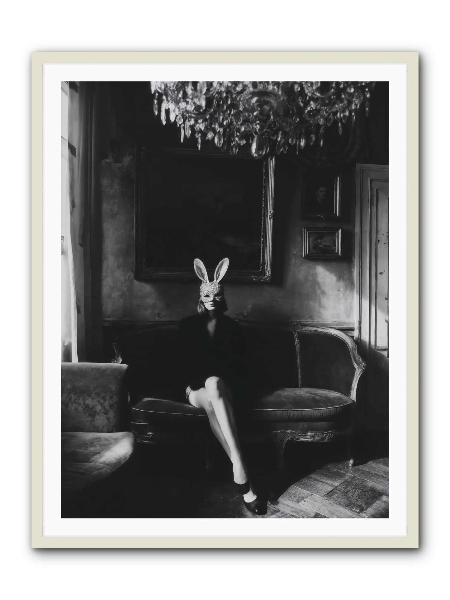 Pearls and Rebellion -- Framed Print - White 36x48
