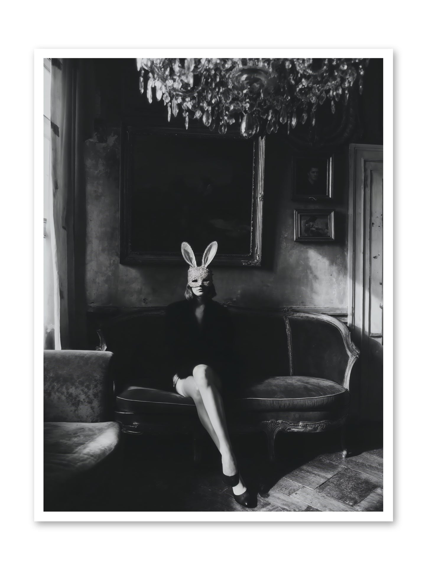 Pearls and Rebellion -- Loose Canvas Print 36x48