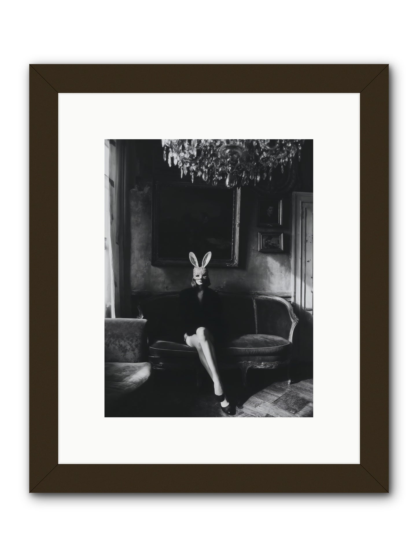 Pearls and Rebellion -- Framed Print - Black 9x12