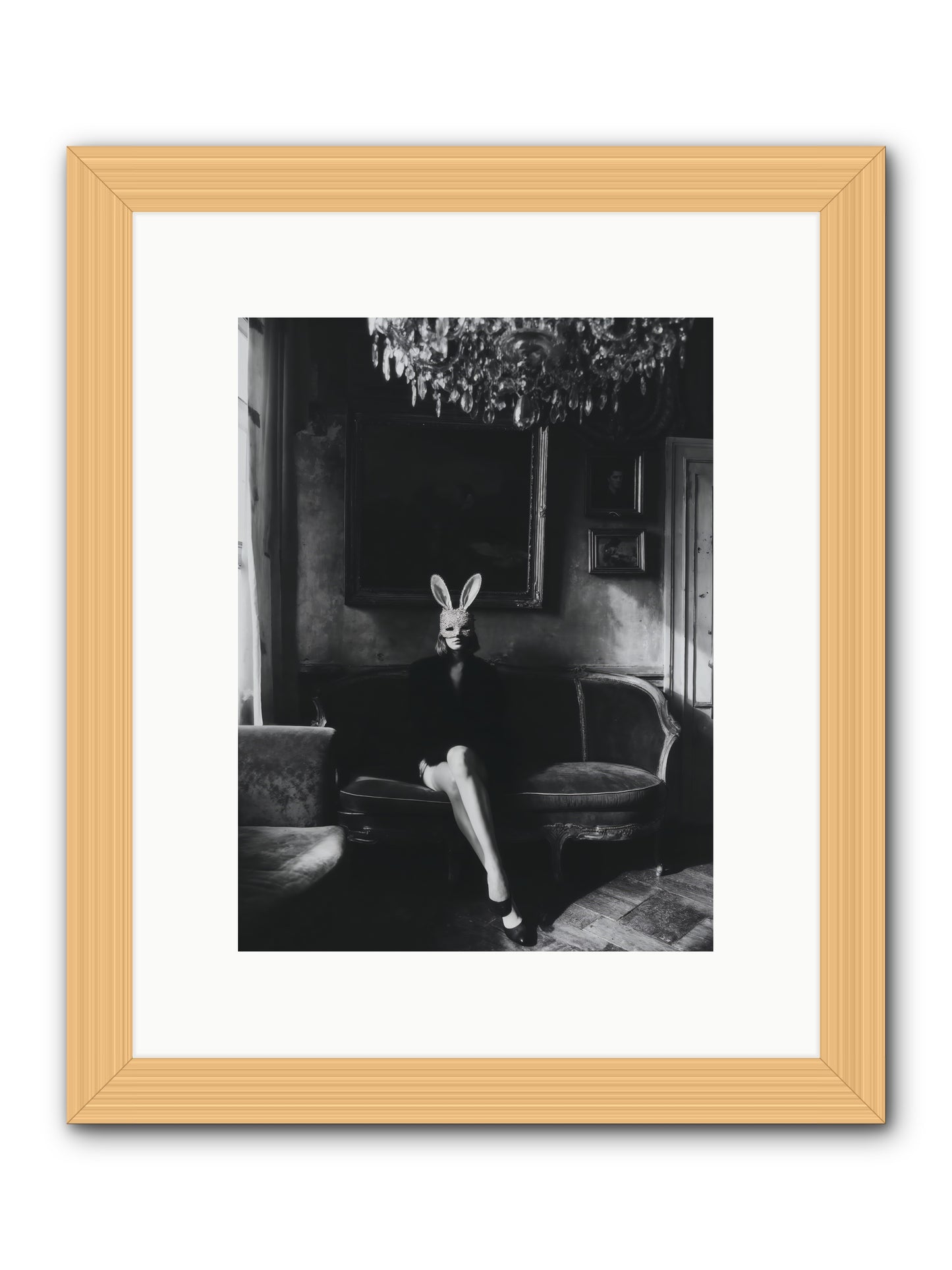 Pearls and Rebellion -- Framed Print - Natural 9x12