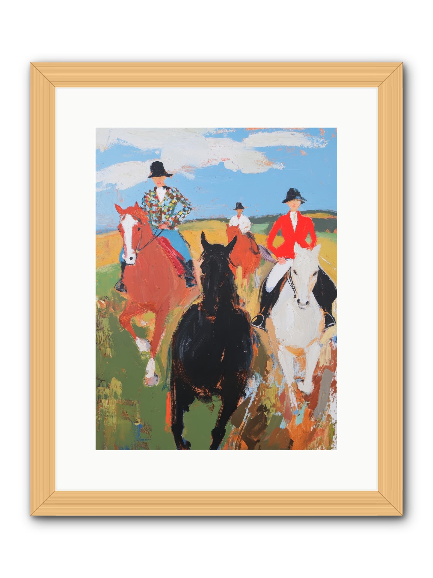 Peculiar Tuesday -- Framed Print - Natural 12x16
