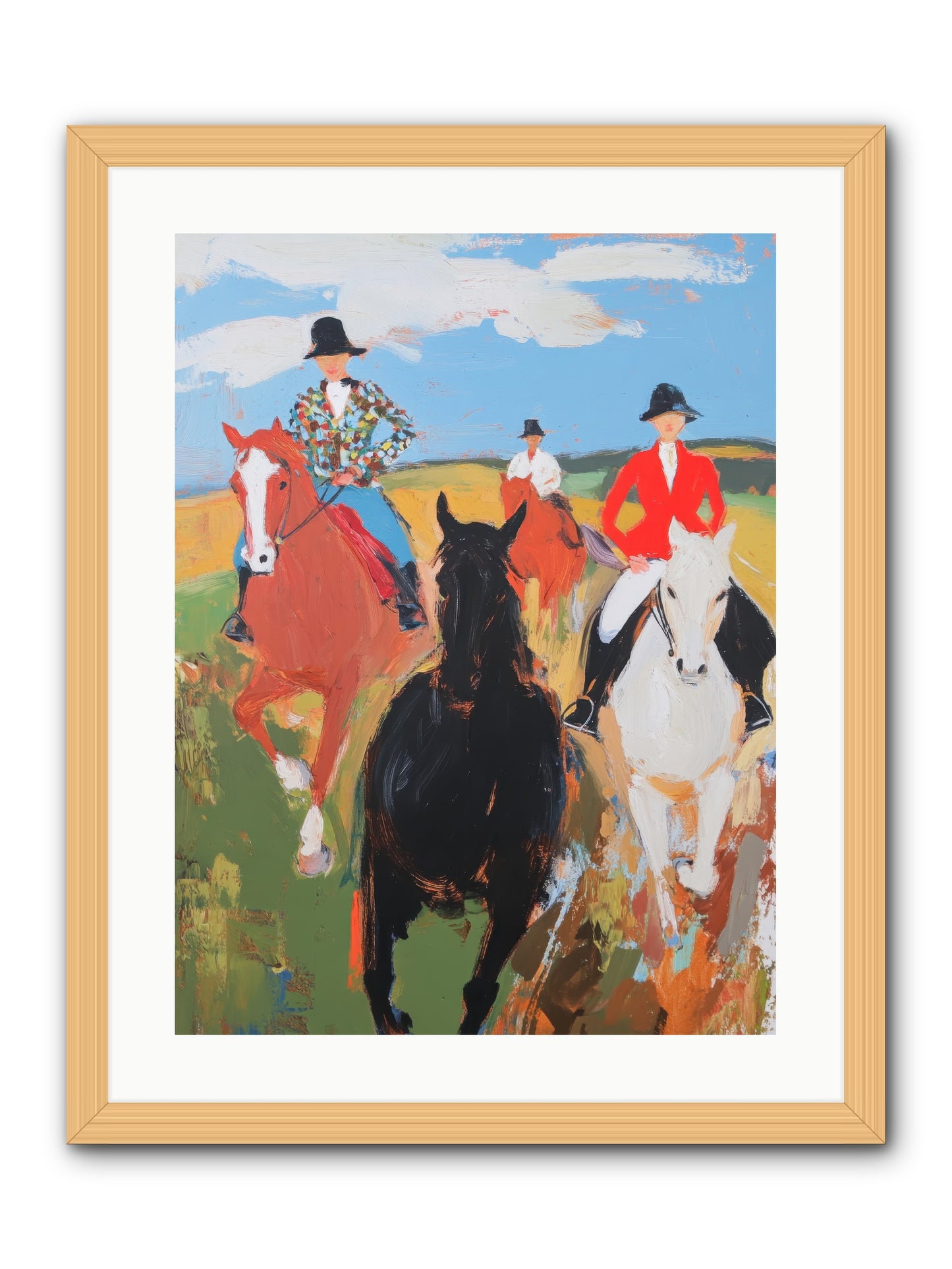 Peculiar Tuesday -- Framed Print - Natural 18x24